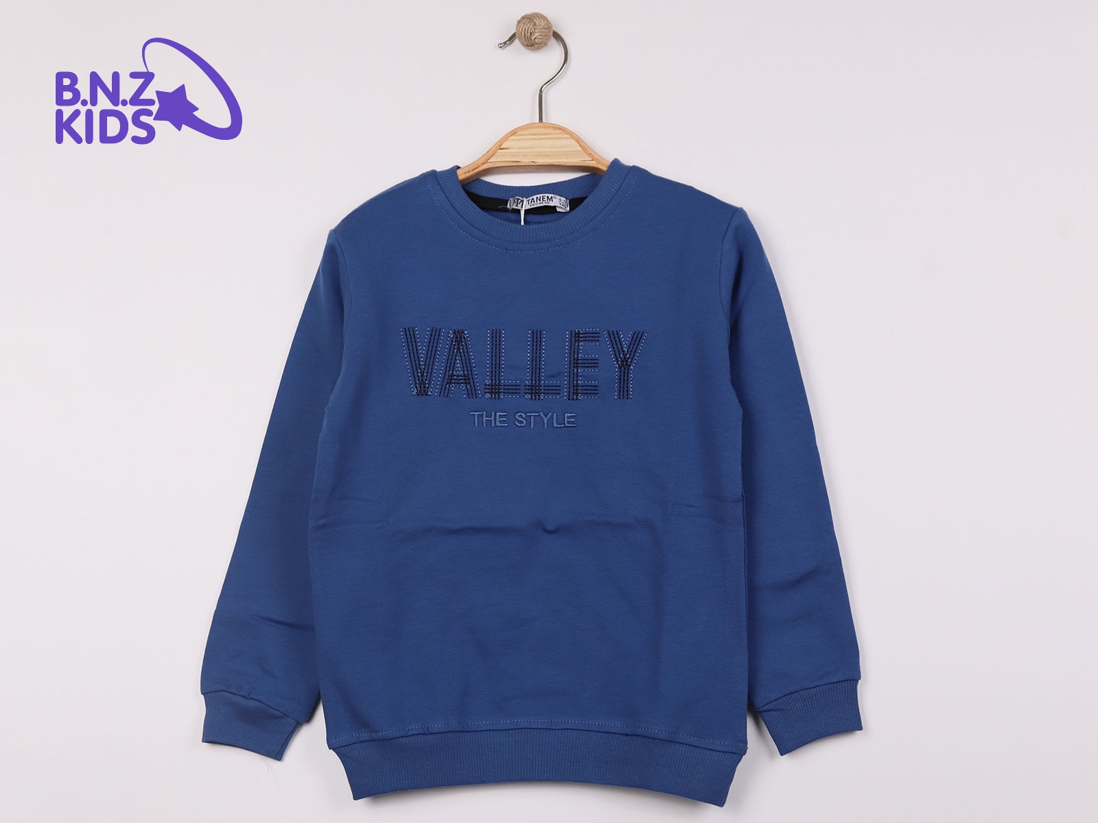 Valley  Baskılı Erkek Sweat Şardonlu 2 İp
