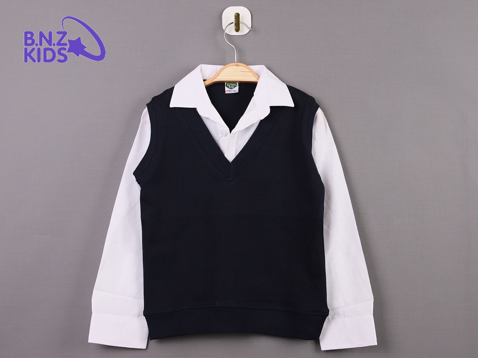 Gömlek Yakalı Unisex Okul Badisi