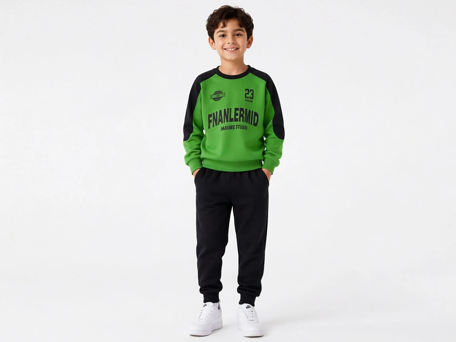 Toptan MİSS MELİNDA 23 Baskılı Erkek Takım  Toptan Bebek Çocuk Giyim - Beniz Kids