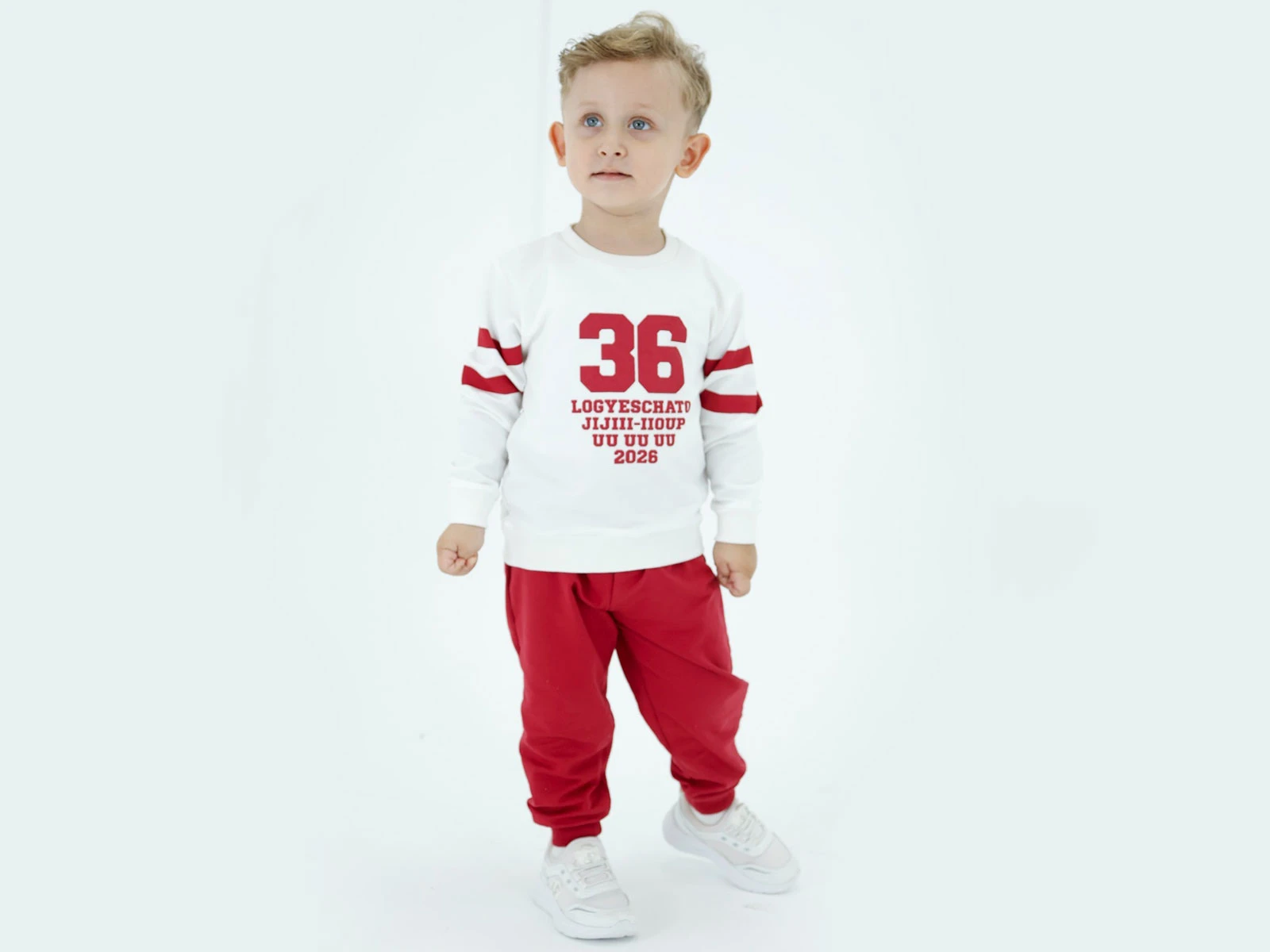 Toptan BICIR KİDS 36 Baskılı Erkek Takım  Toptan Bebek Çocuk Giyim - Beniz Kids