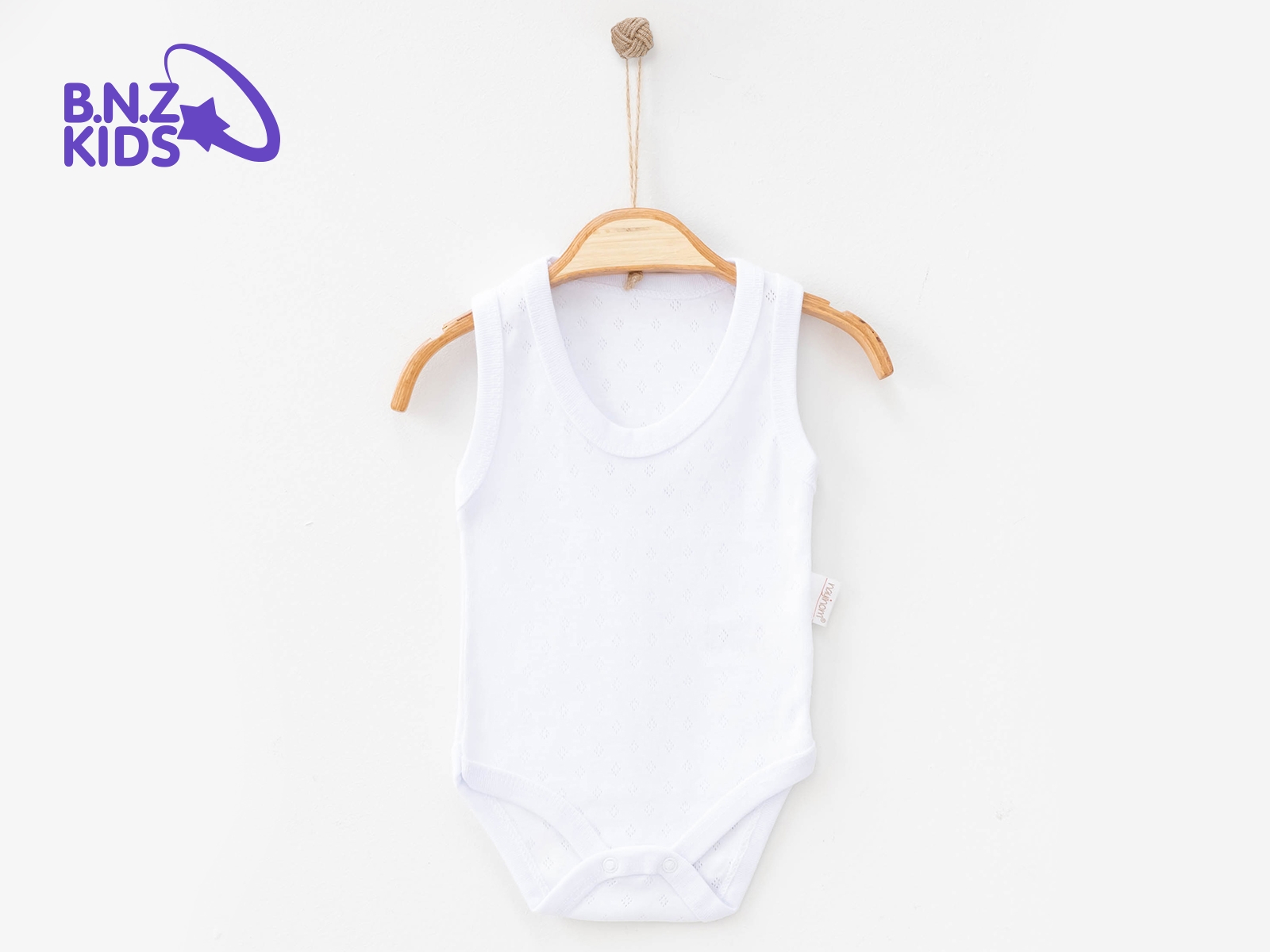 Baklava Desenli Unisex Çıtçıtlı Badi