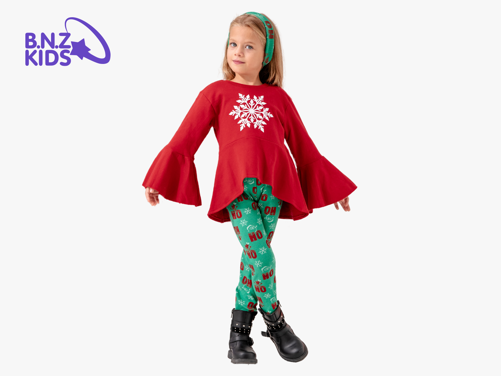 Kartanesi Baskılı Kız Noel Yılbaşı Takım Şardonlu 2 İp