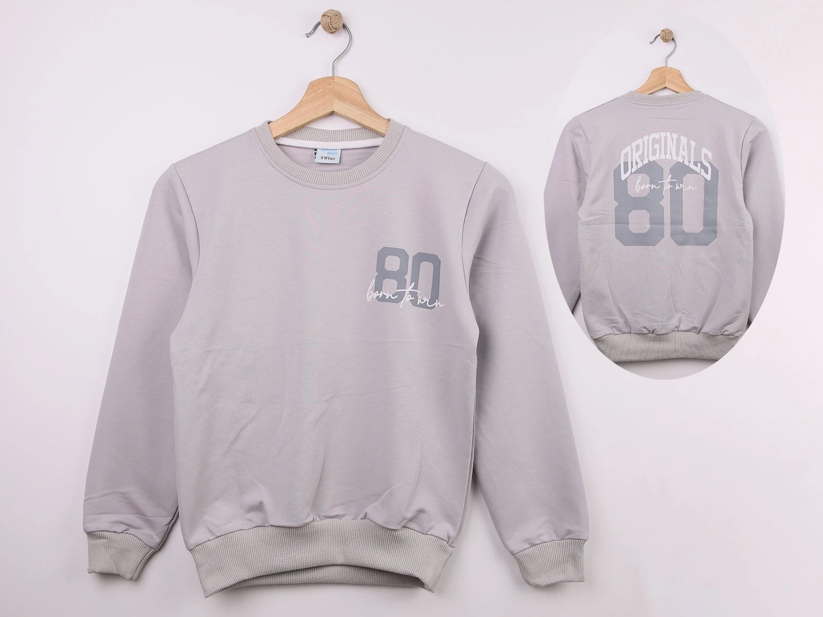 Toptan WENGE KİDS 80 Baskılı Erkek Sweat  Toptan Bebek Çocuk Giyim - Beniz Kids