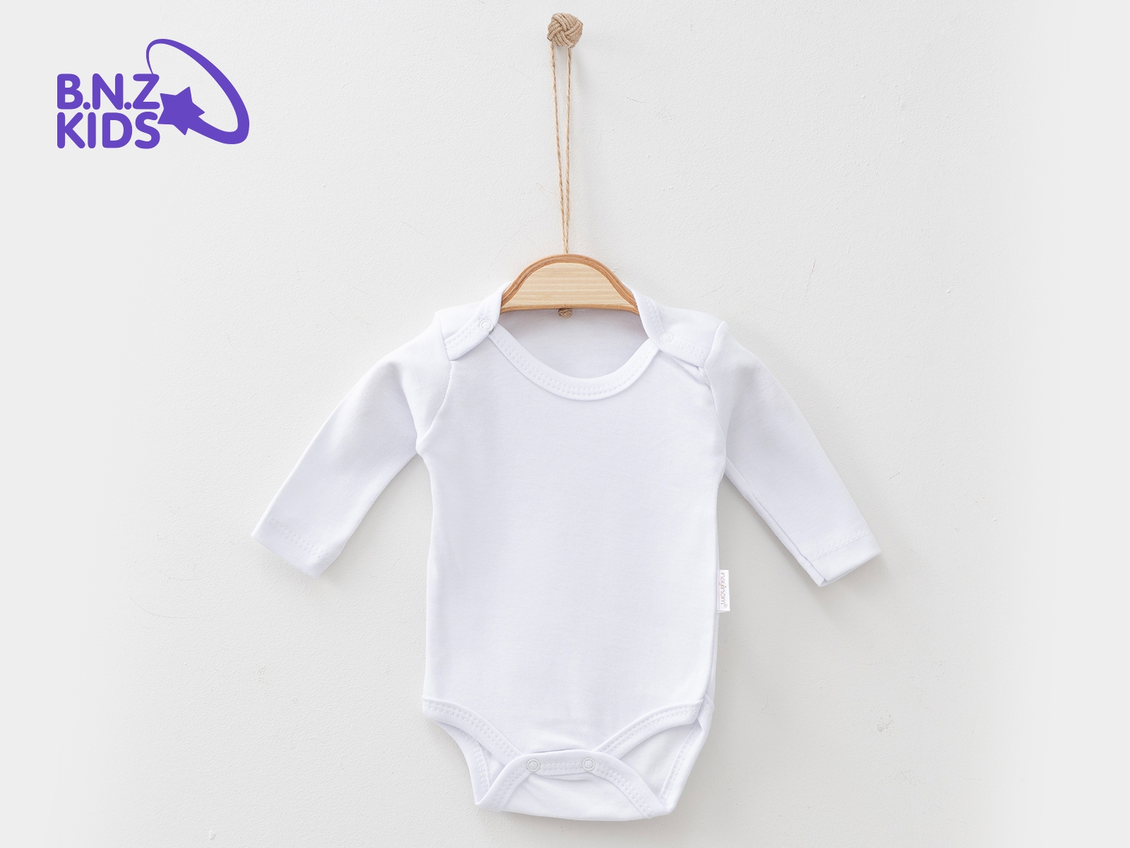 Düz Unisex Çıtçıtlı Badi 
