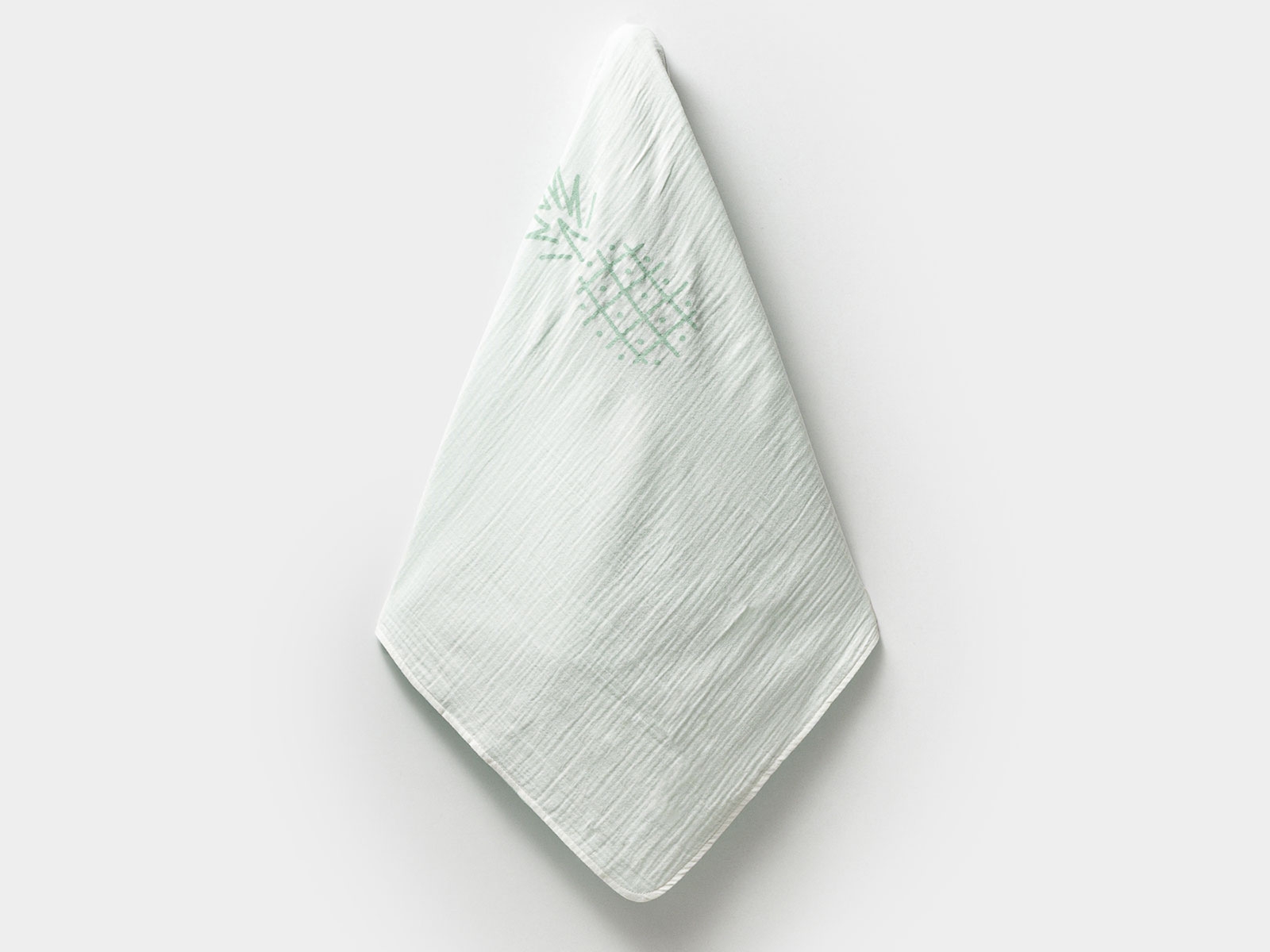 Ananas Baskılı Unisex Bebe Battaniye