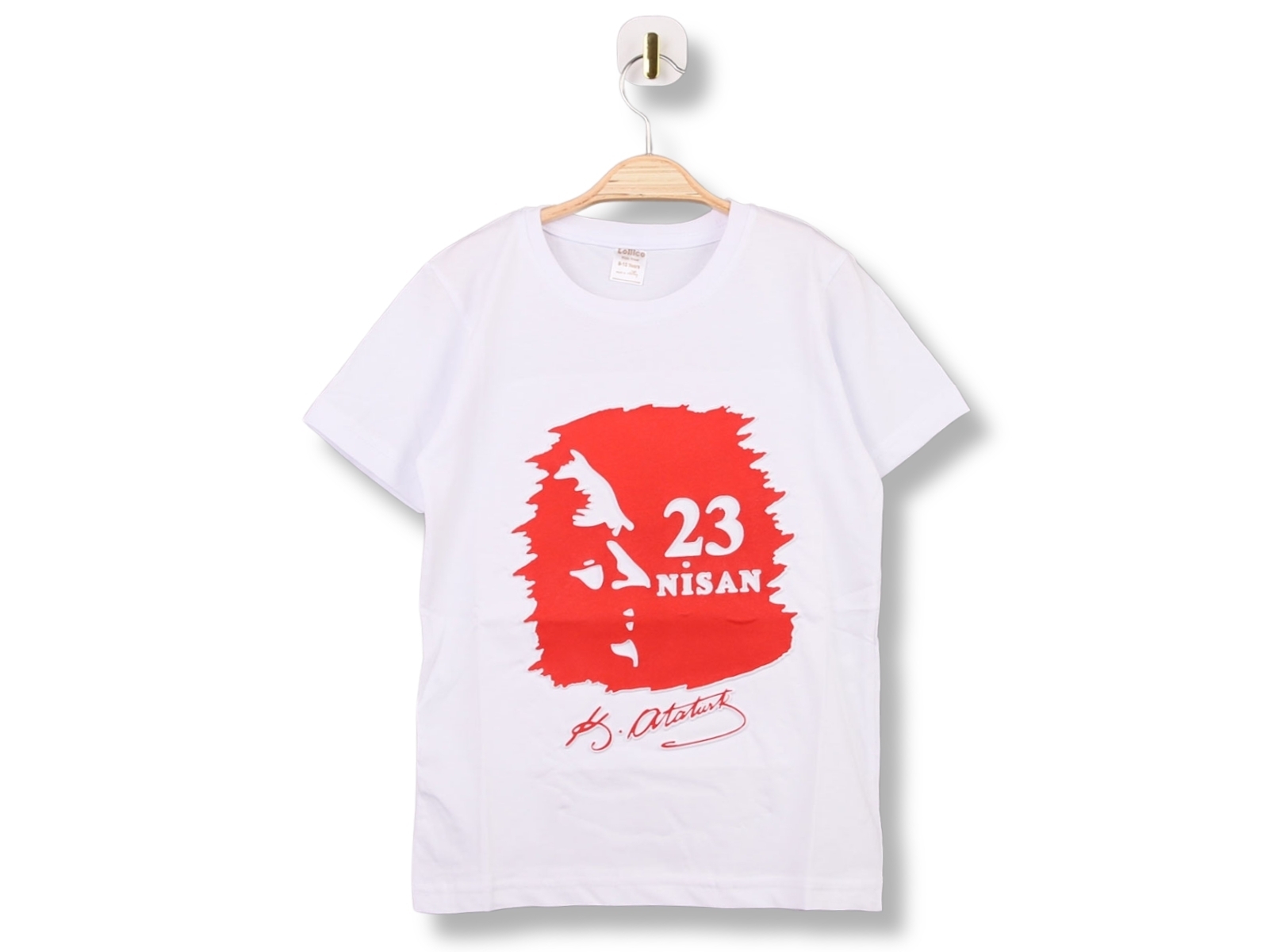 Atatürk 3D Kabartmalı 23 Nisan Unisex Tişört