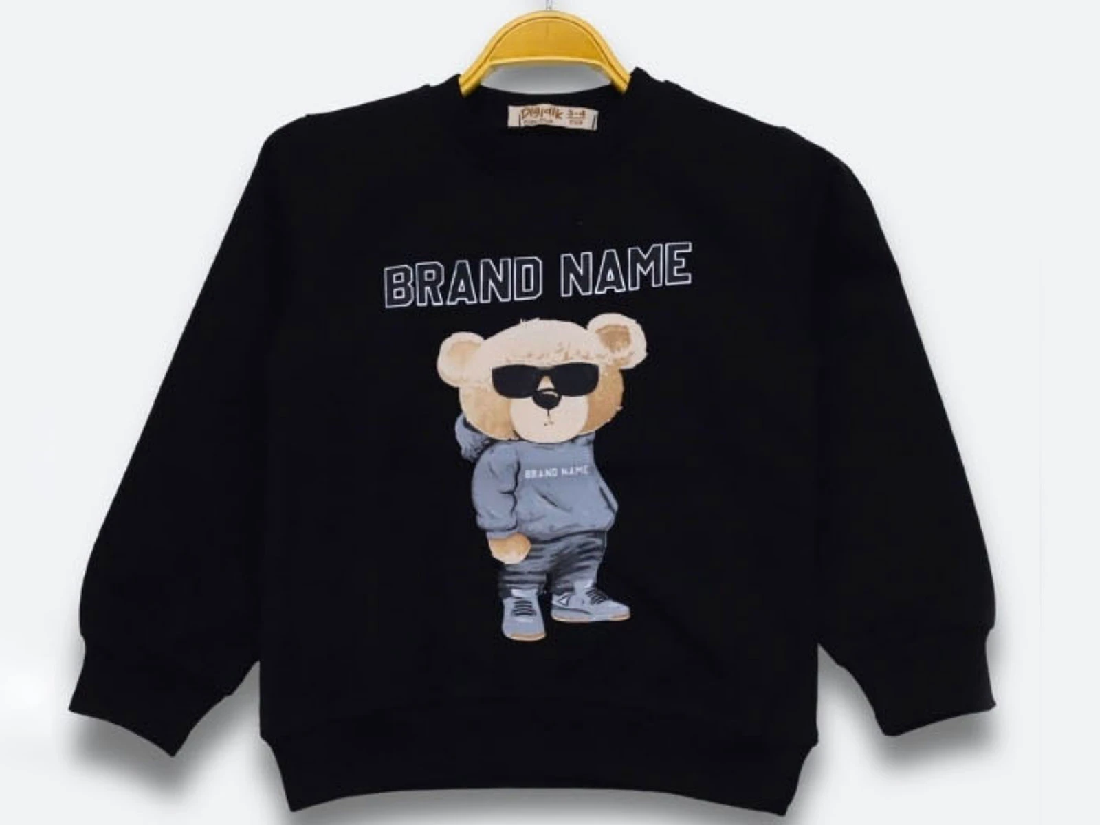 Toptan DIGIDIK KİDS Ayıcık Baskılı 2 İp Erkek Sweat  Toptan Bebek Çocuk Giyim - Beniz Kids