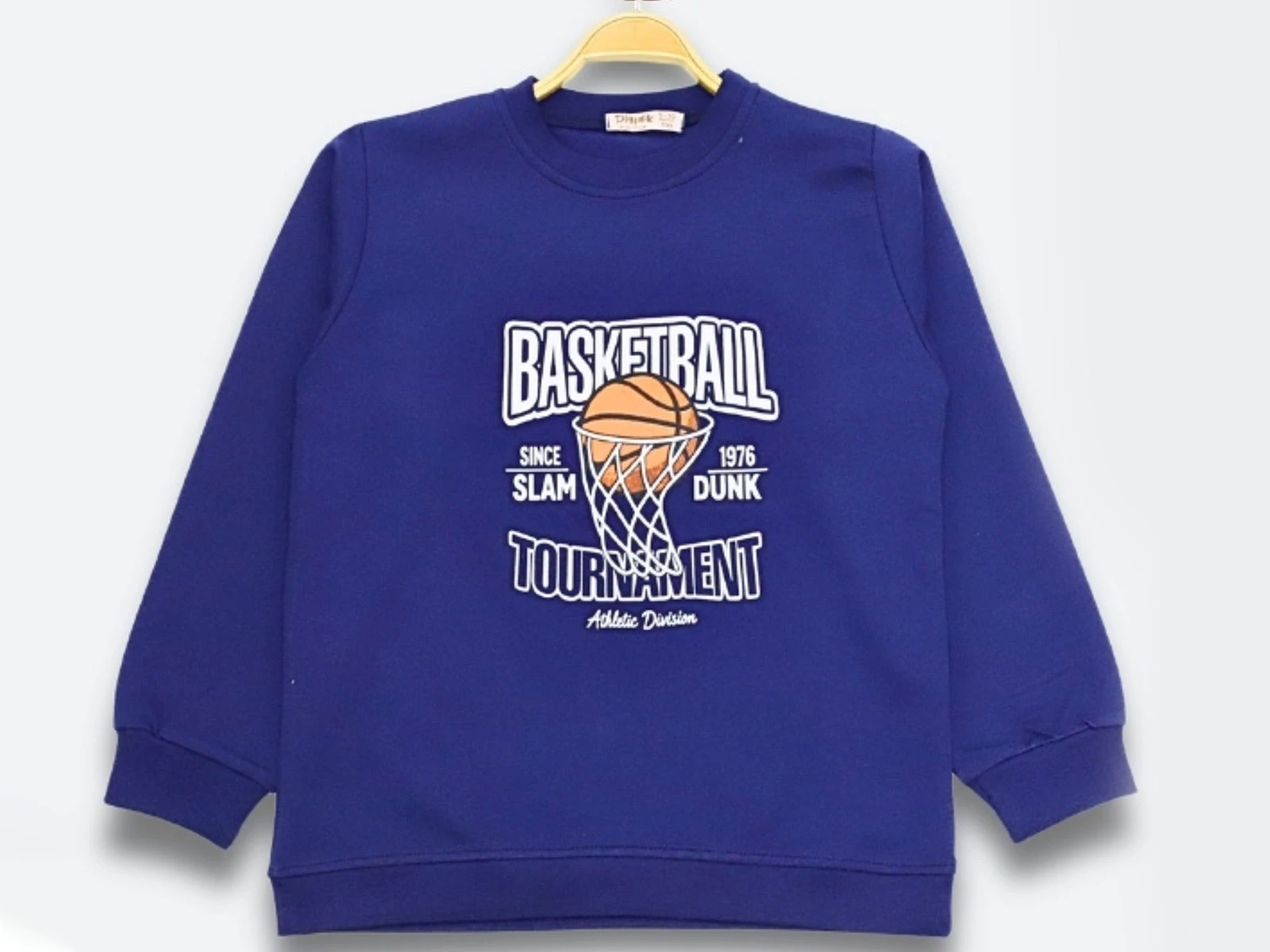 Toptan DIGIDIK KİDS Basketball Baskılı 2 İp Erkek Sweat  Toptan Bebek Çocuk Giyim - Beniz Kids