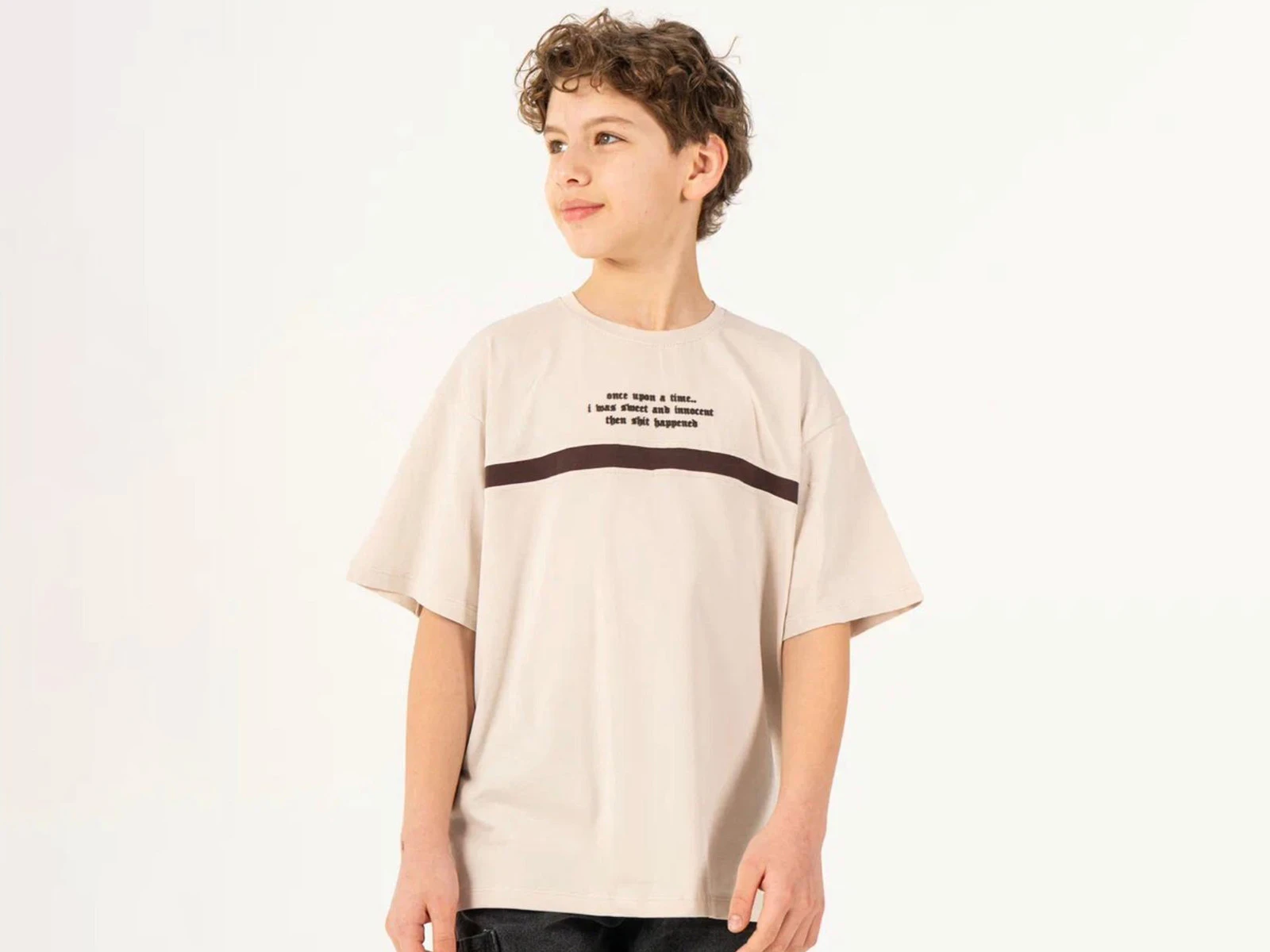 Baskılı Oversize Erkek Tişört