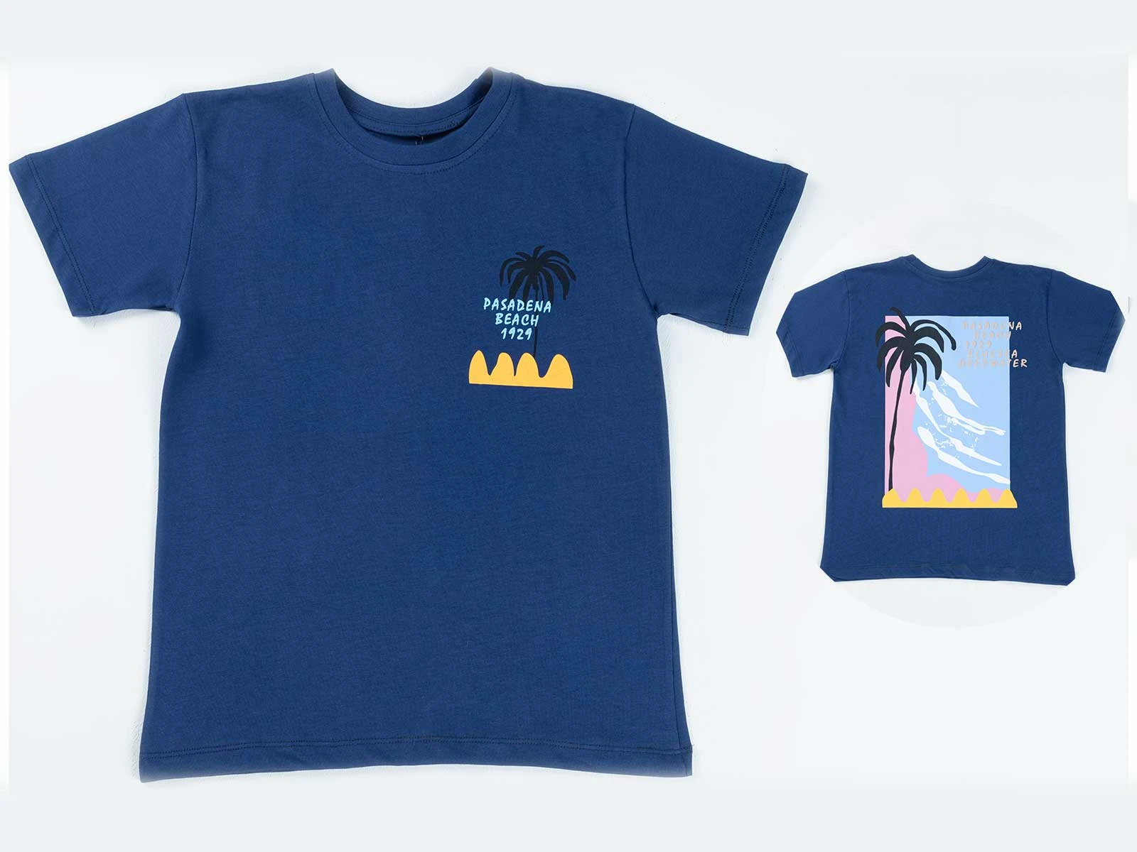 Beach Baskılı Erkek Tişört 