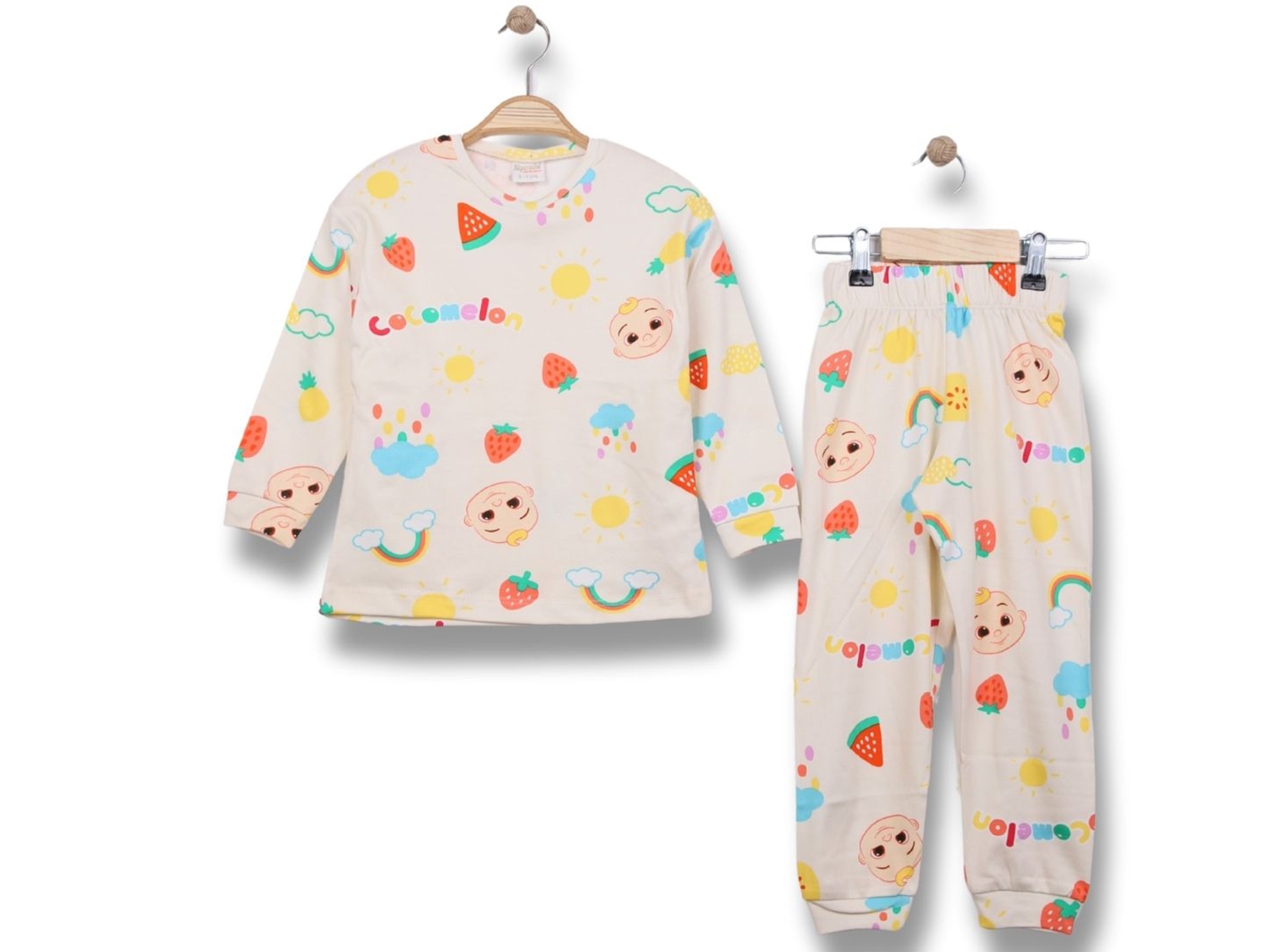 Bebek Desenli Erkek Pijama Takım