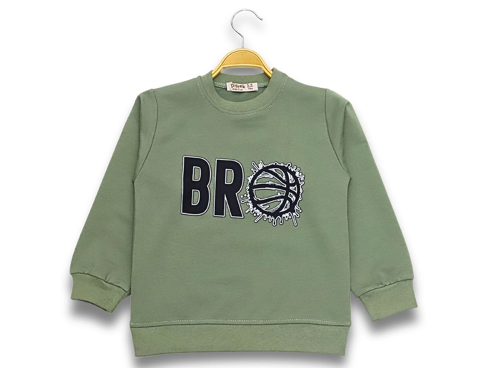 Toptan DIGIDIK KİDS Bro Baskılı 2 İp Erkek Sweat  Toptan Bebek Çocuk Giyim - Beniz Kids