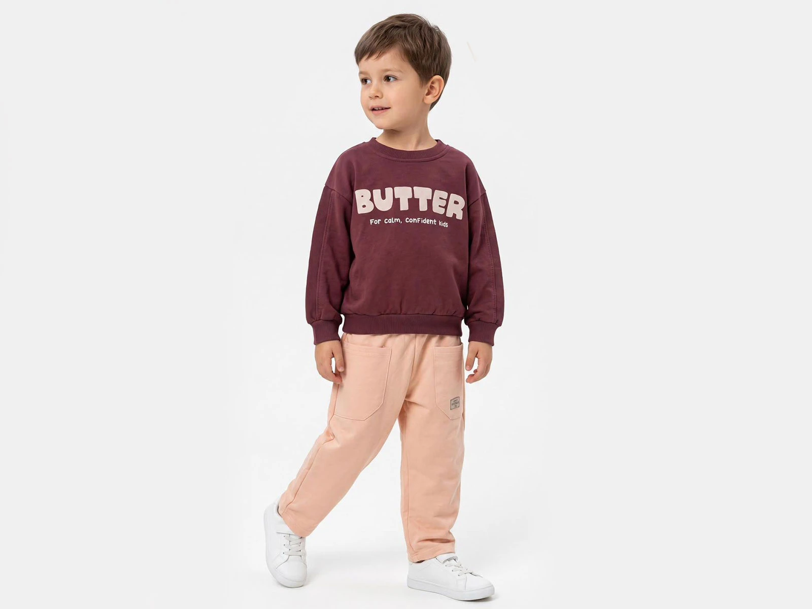 Toptan VOVİDO Butter Baskılı Erkek Takım Toptan Bebek Çocuk Giyim - Beniz Kids