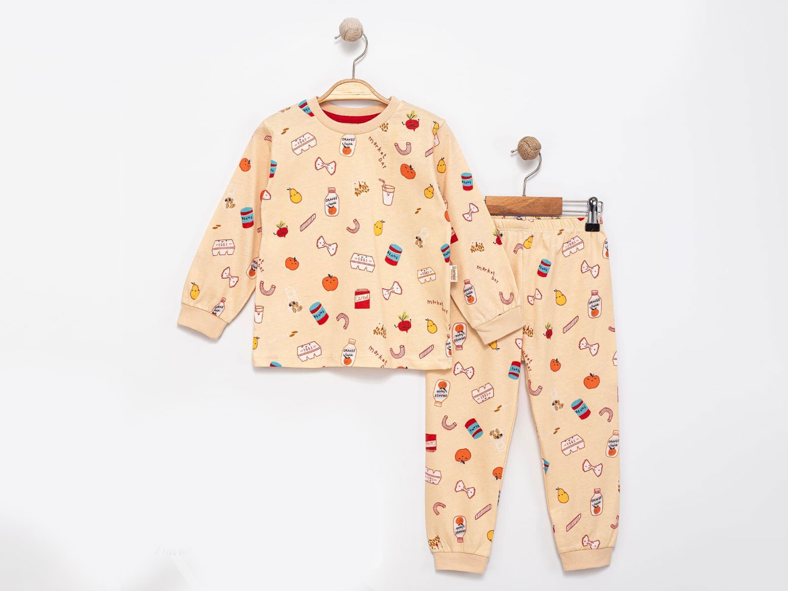 Candy Desenli Kız Pijama Takım