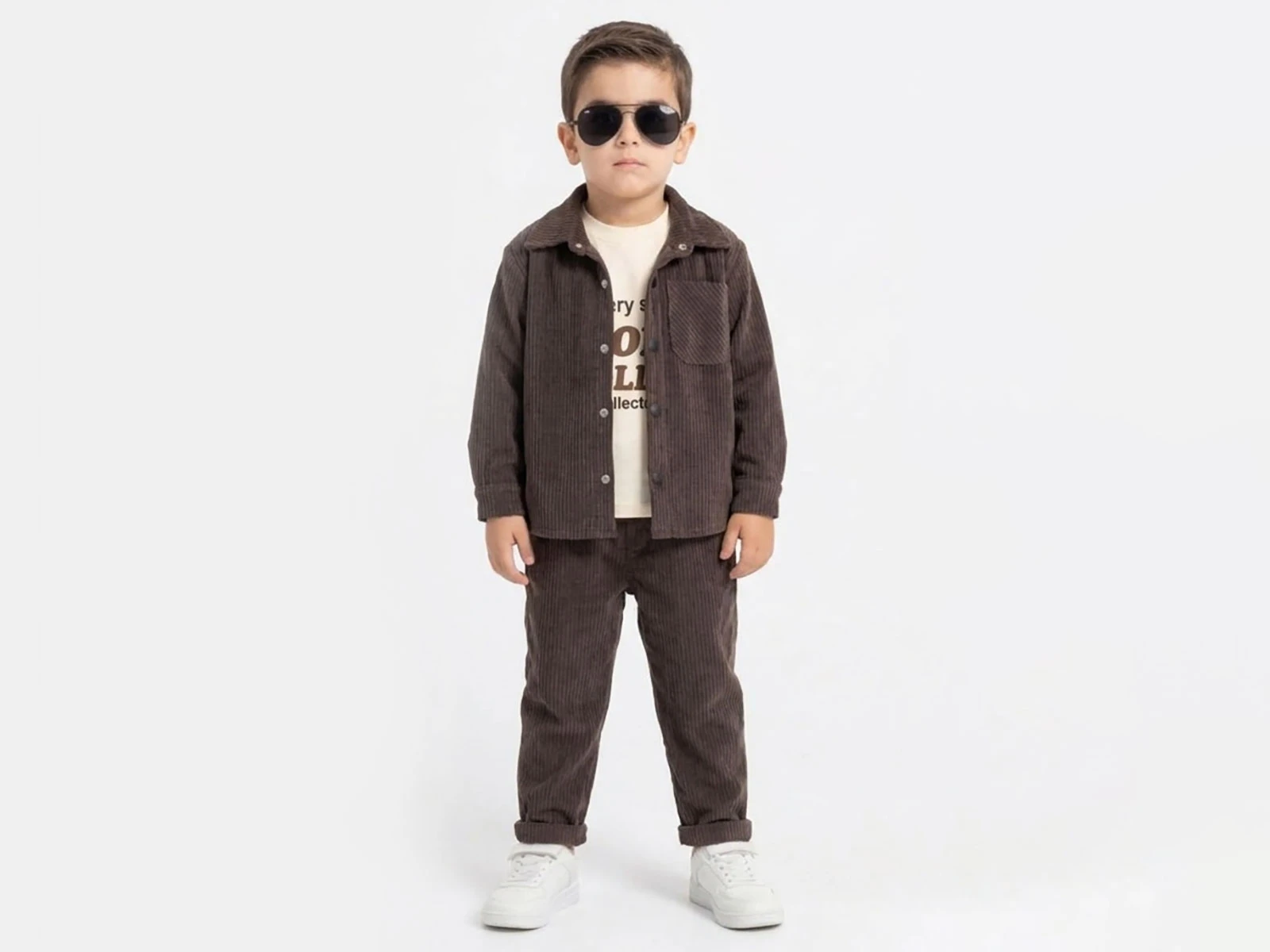 Toptan WEENY KİDS Ceketli 3'lü Erkek Çocuk Takım Toptan Bebek Çocuk Giyim - Beniz Kids
