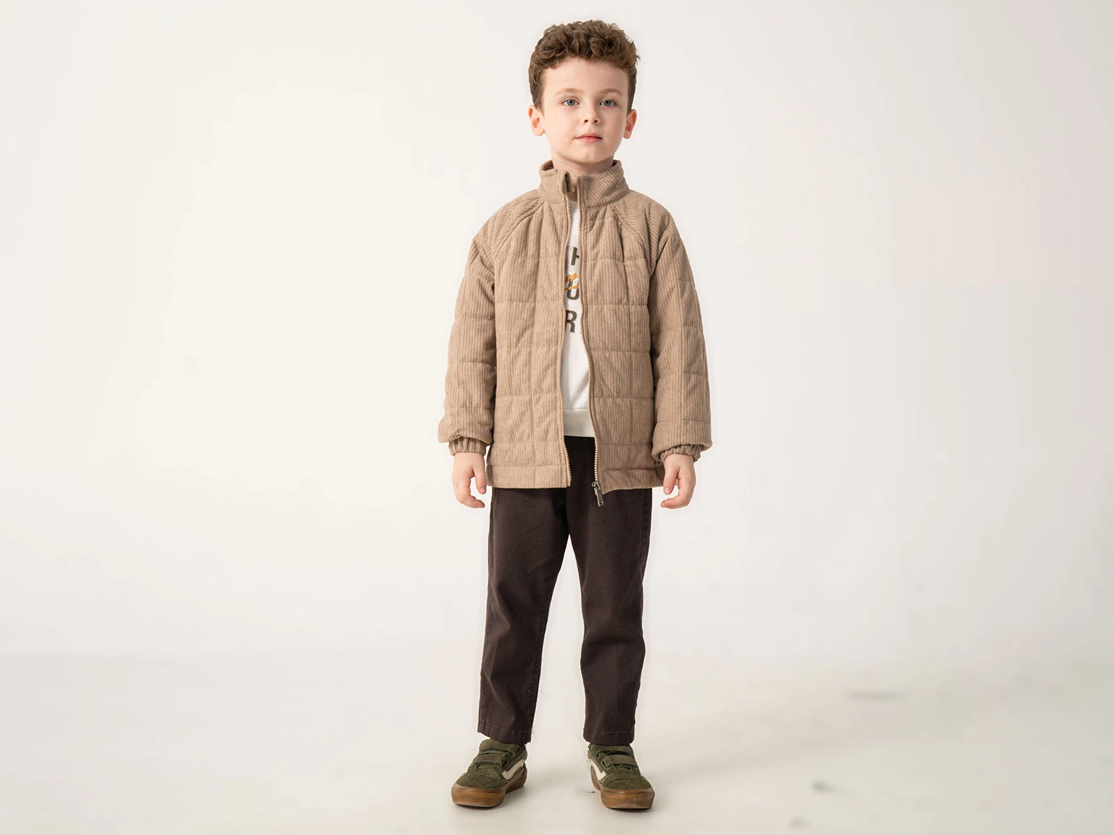 Toptan LESSOTTO Ceketli Üçlü Erkek Takım Toptan Bebek Çocuk Giyim - Beniz Kids