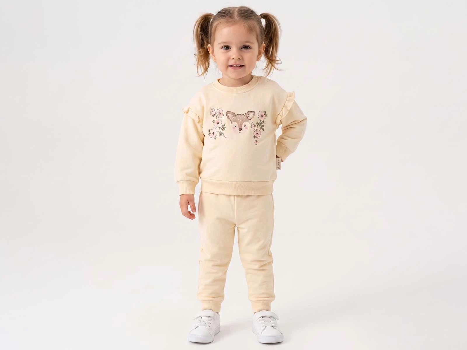 Ceylan Nakışlı Kız Bebe Takım 