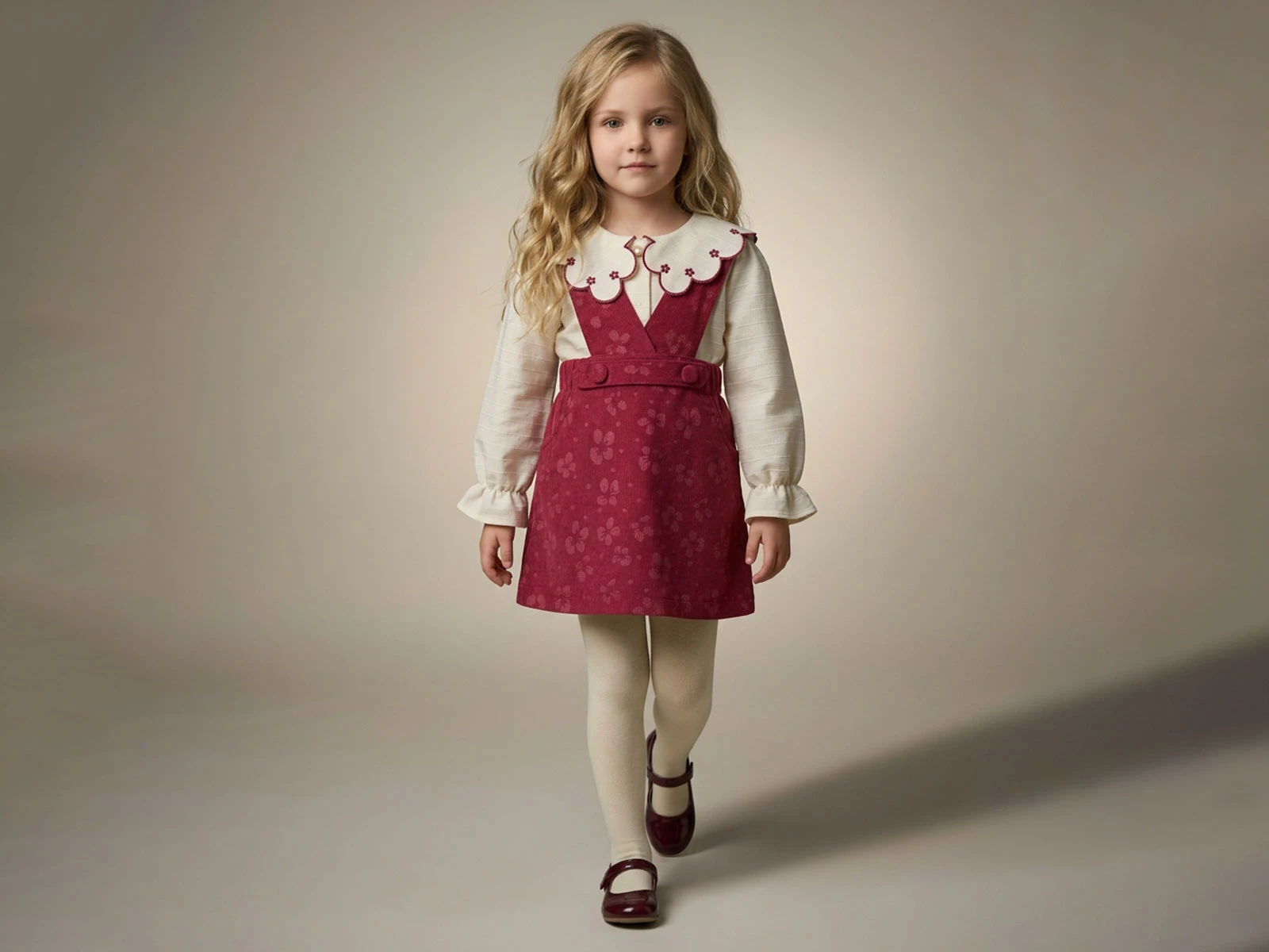 Toptan LADY GOLD Çiçek Baskılı Kız Çocuk Takım Toptan Bebek Çocuk Giyim - Beniz Kids