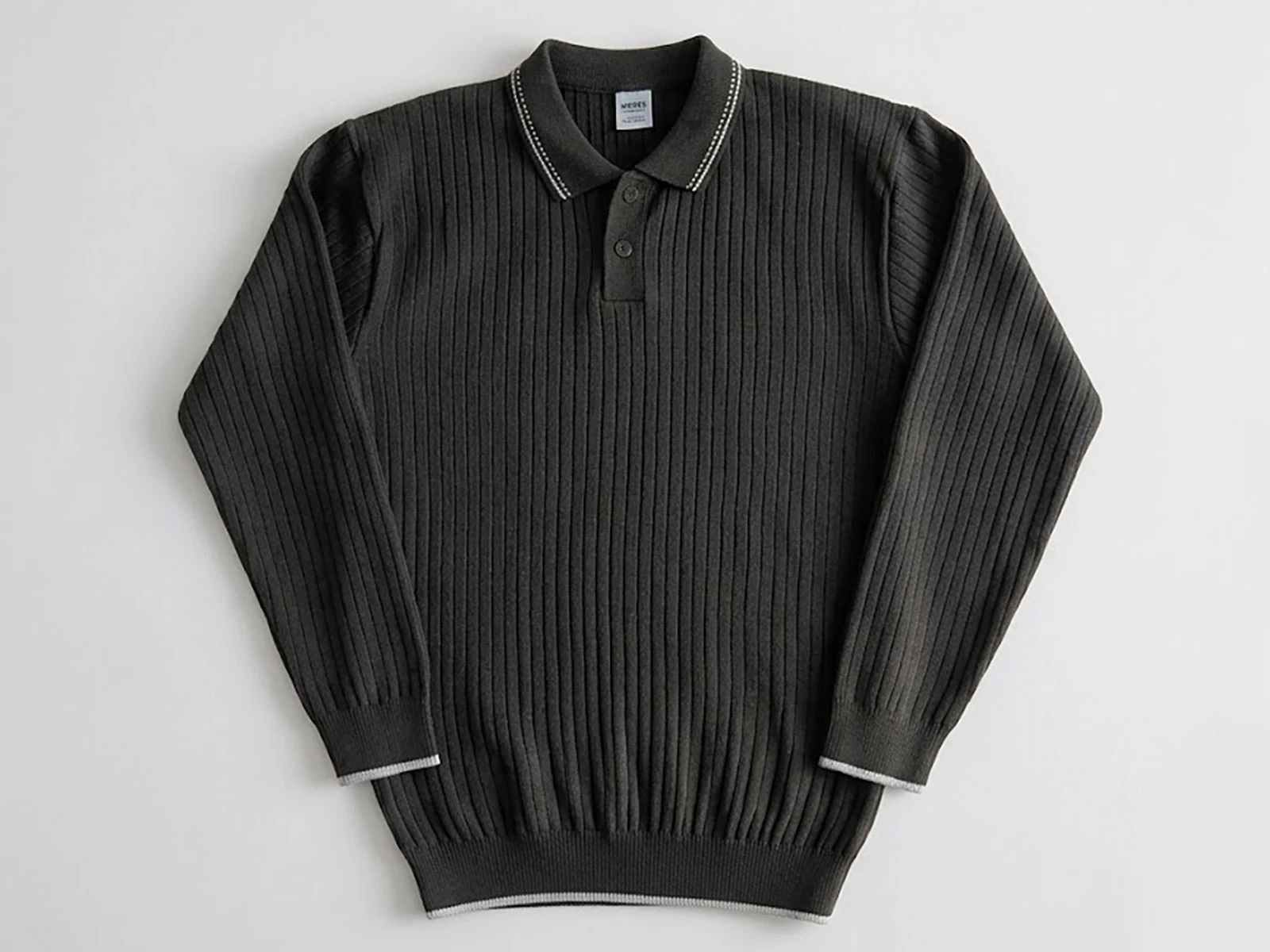 Toptan METEX Çizgili Yakalı Düğmeli Triko Erkek Sweat  Toptan Bebek Çocuk Giyim - Beniz Kids