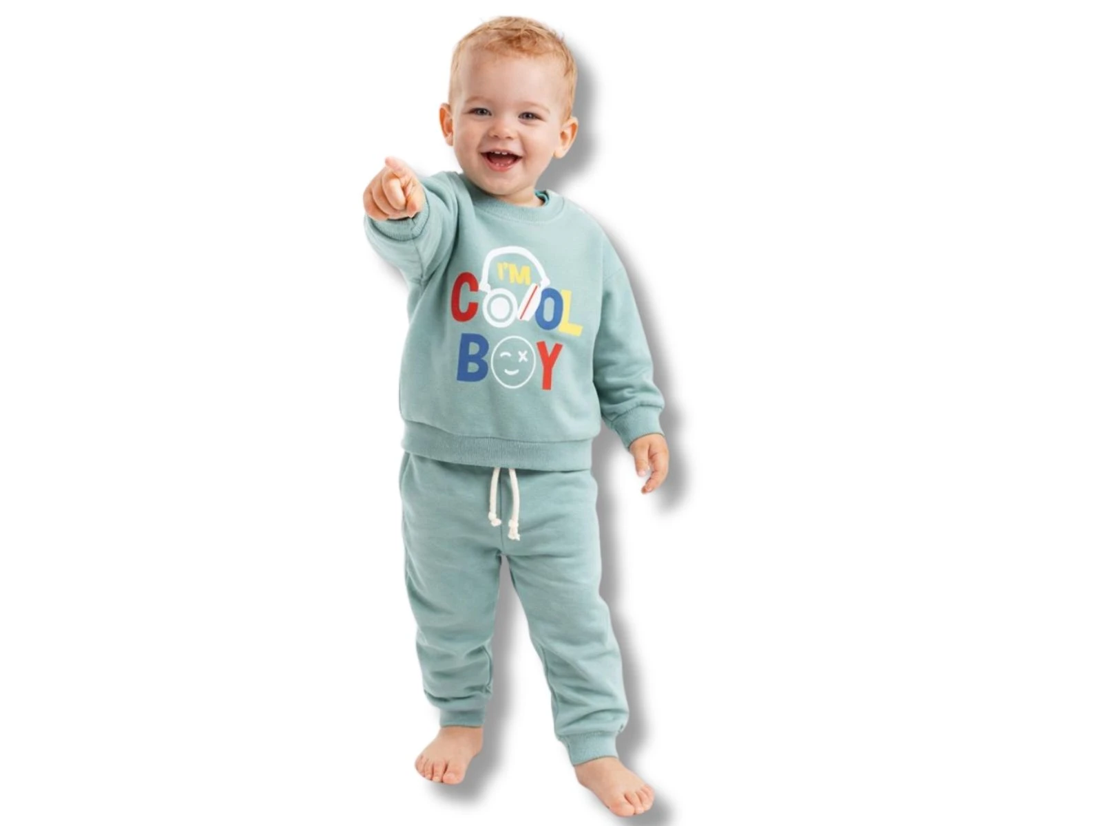 Cool Boy Baskılı Erkek Bebe Takım