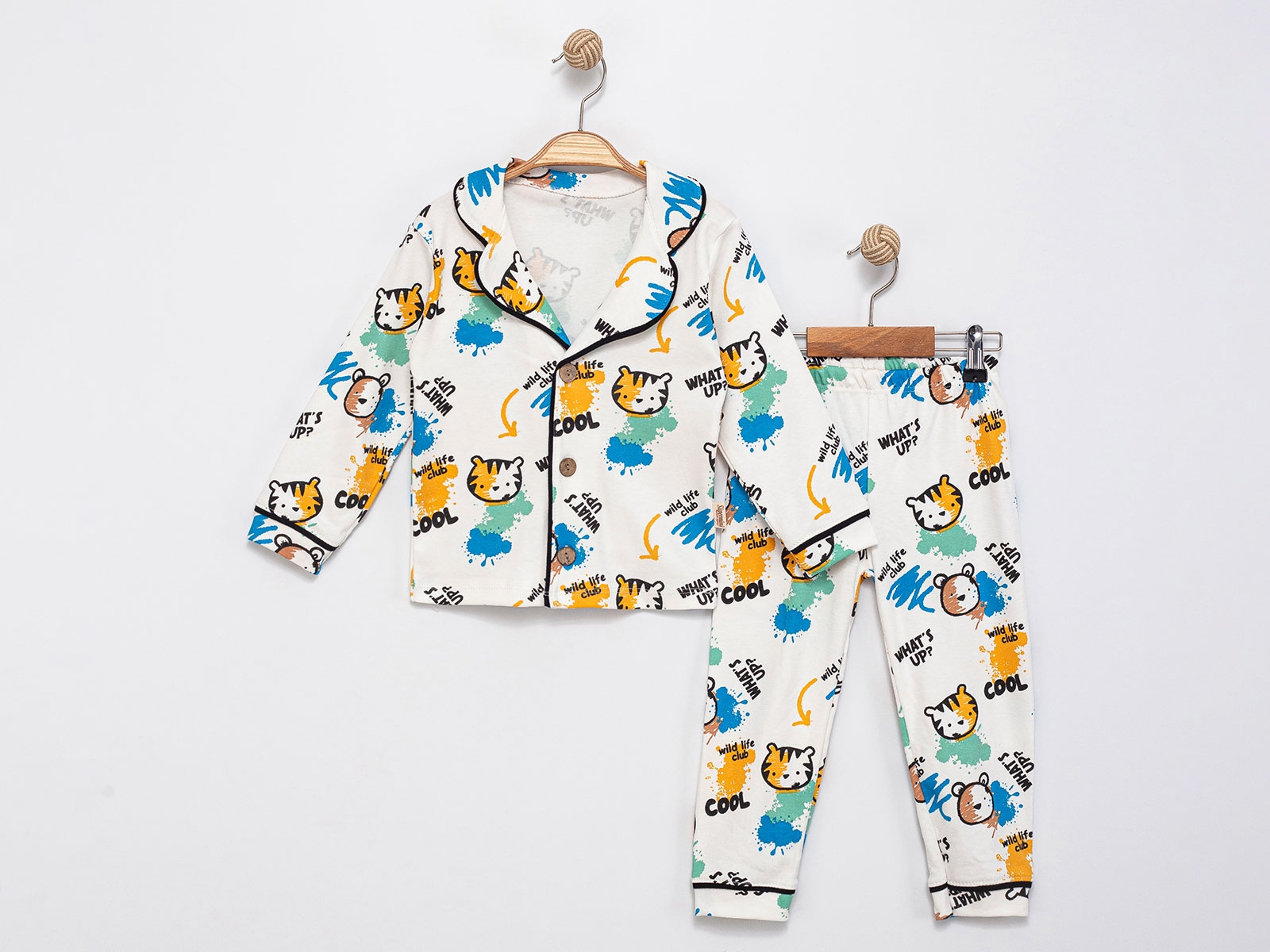 Cool Desenli Erkek Pijama Takım