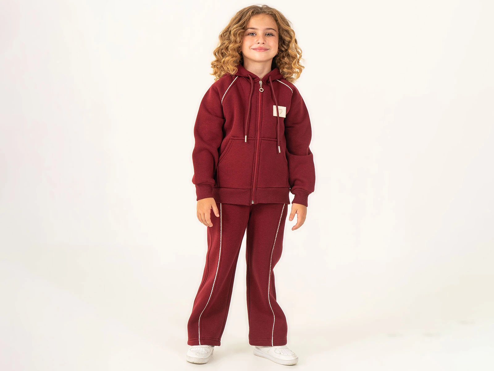 Toptan LUMİİ Dantel Şeritli Hırkalı 3 İp Şardonlu Kız Takım  Toptan Bebek Çocuk Giyim - Beniz Kids