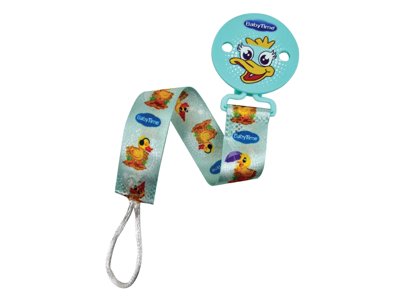 Toptan BABY TİME Desenli Emzik Askısı Toptan Bebek Çocuk Giyim - Beniz Kids