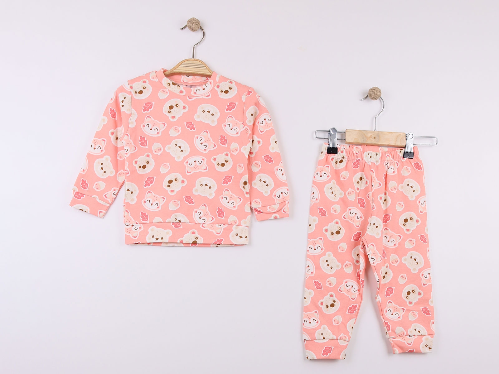 Desenli Kız Pijama Takım