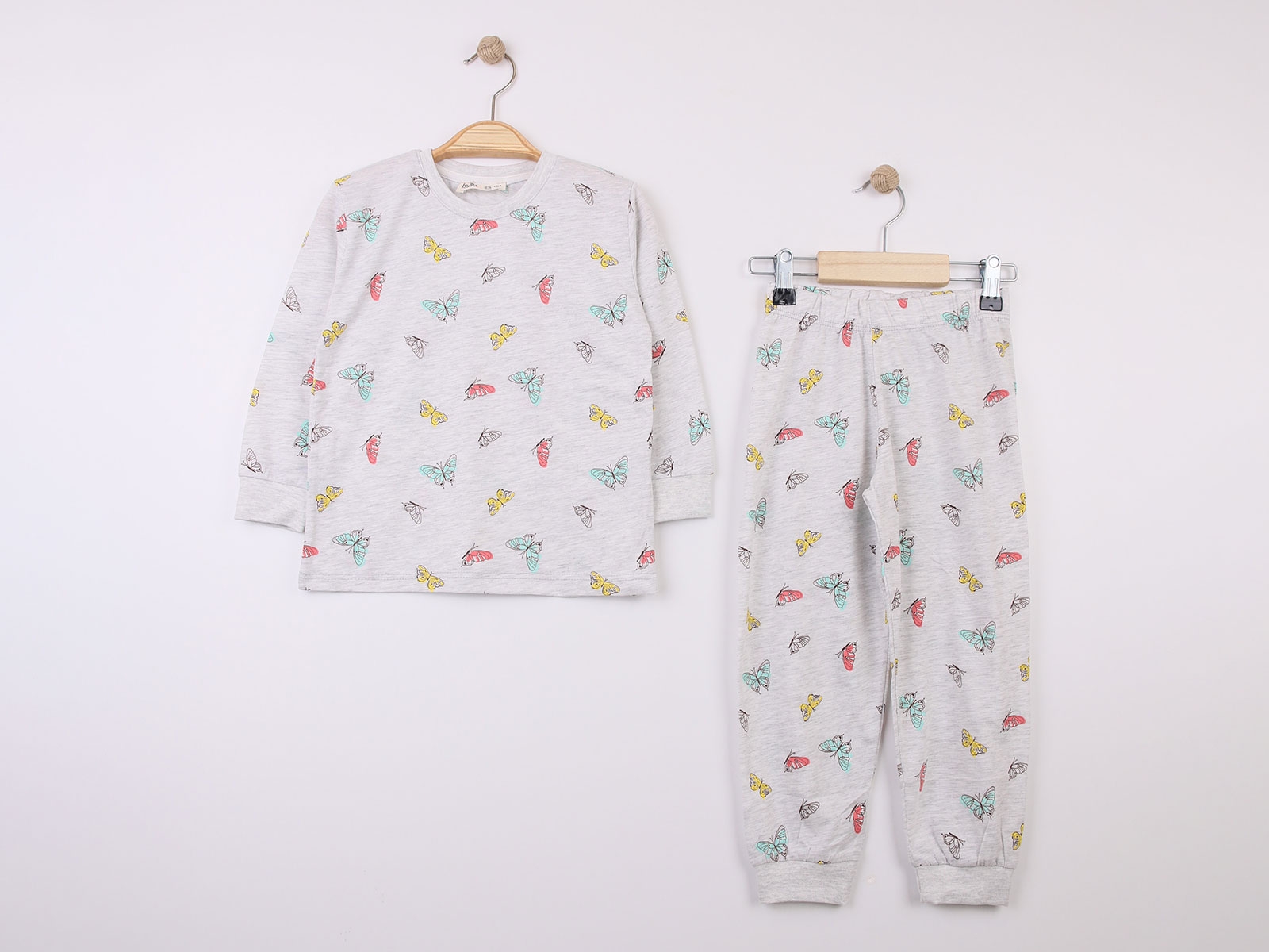 Desenli Kız Pijama Takım