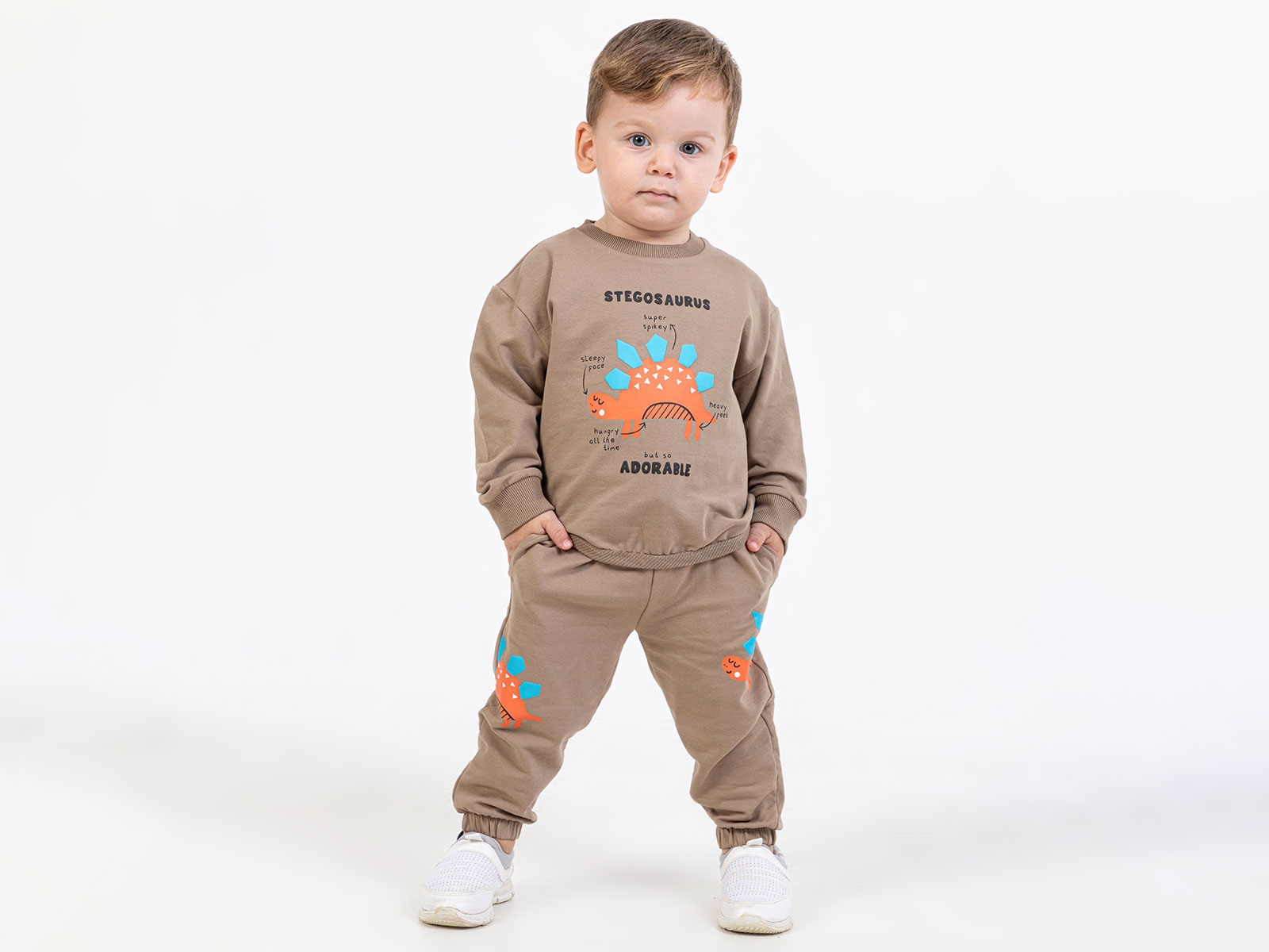 Dinozar Baskılı Erkek Bebe Takım