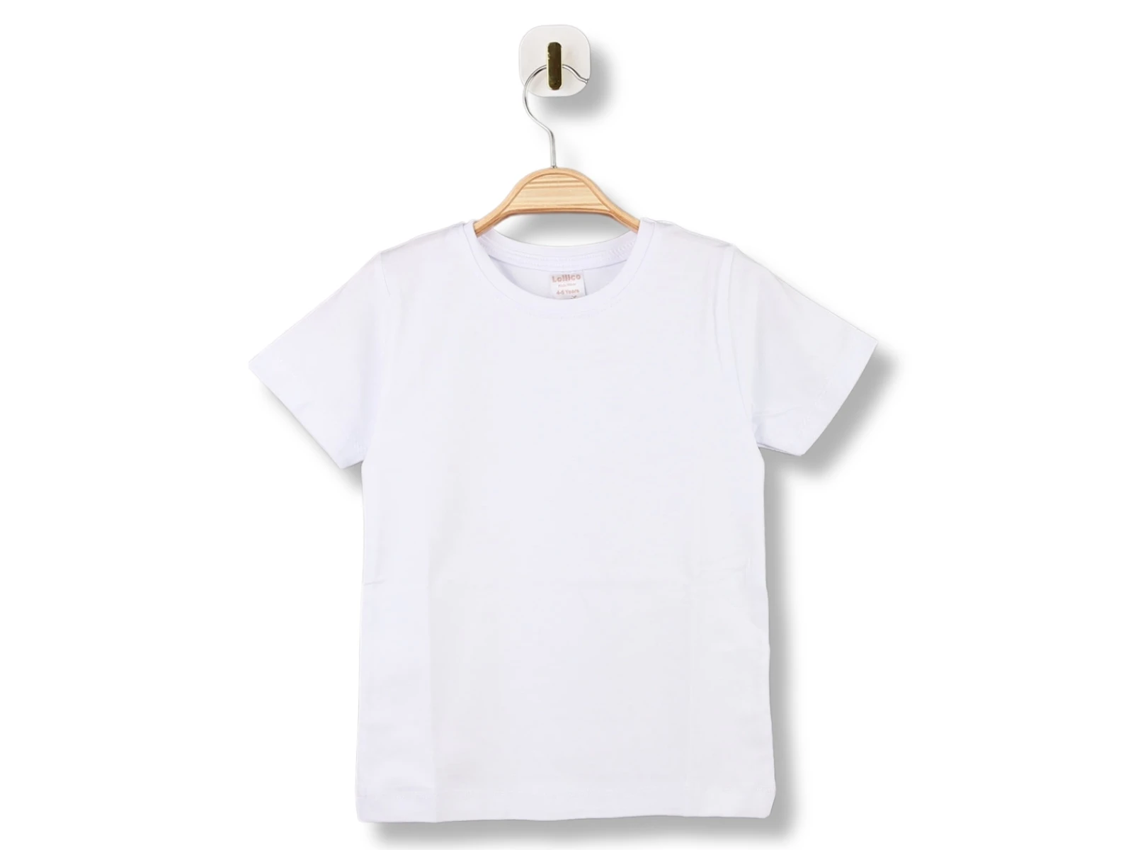 Düz Kısa Kollu Unisex Tişört