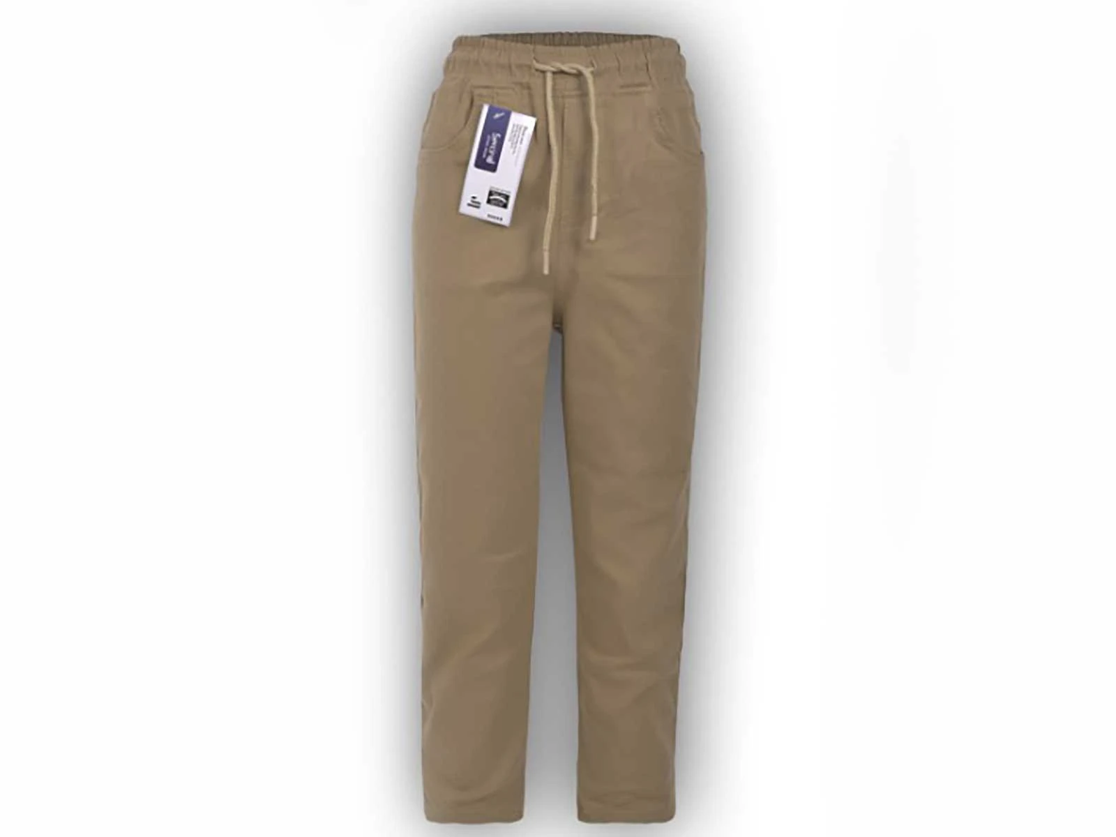 Likralı Beli Lastikli Erkek Pamuklu Okul Pantolon