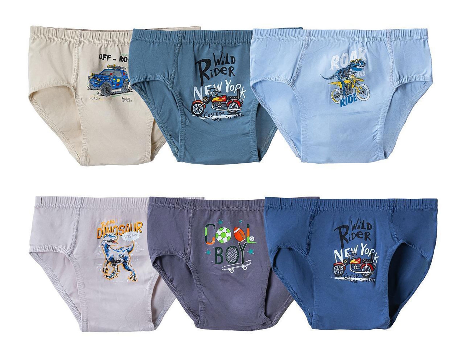  Erkek Baskılı Slip Külot