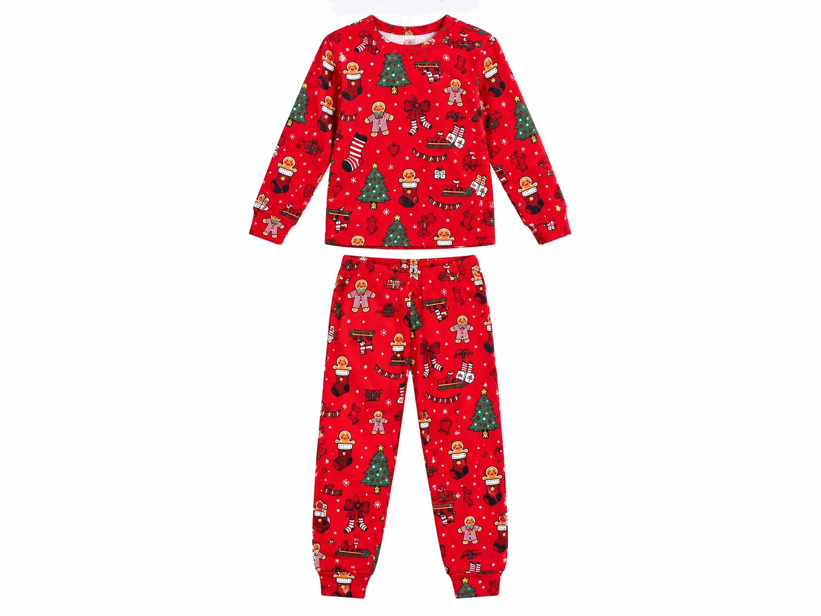 Toptan SÜPERMİNİ Geyik Baskılı Erkek Çocuk Pijama Takımı Toptan Bebek Çocuk Giyim - Beniz Kids