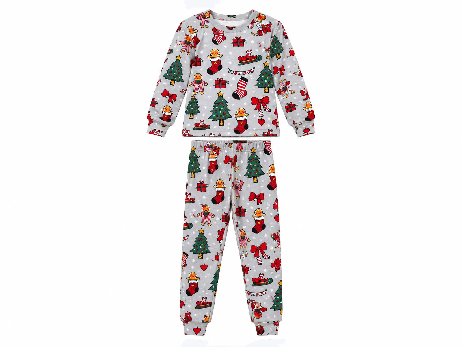 Toptan SÜPERMİNİ Geyik Baskılı Erkek Çocuk Pijama Takımı Toptan Bebek Çocuk Giyim - Beniz Kids