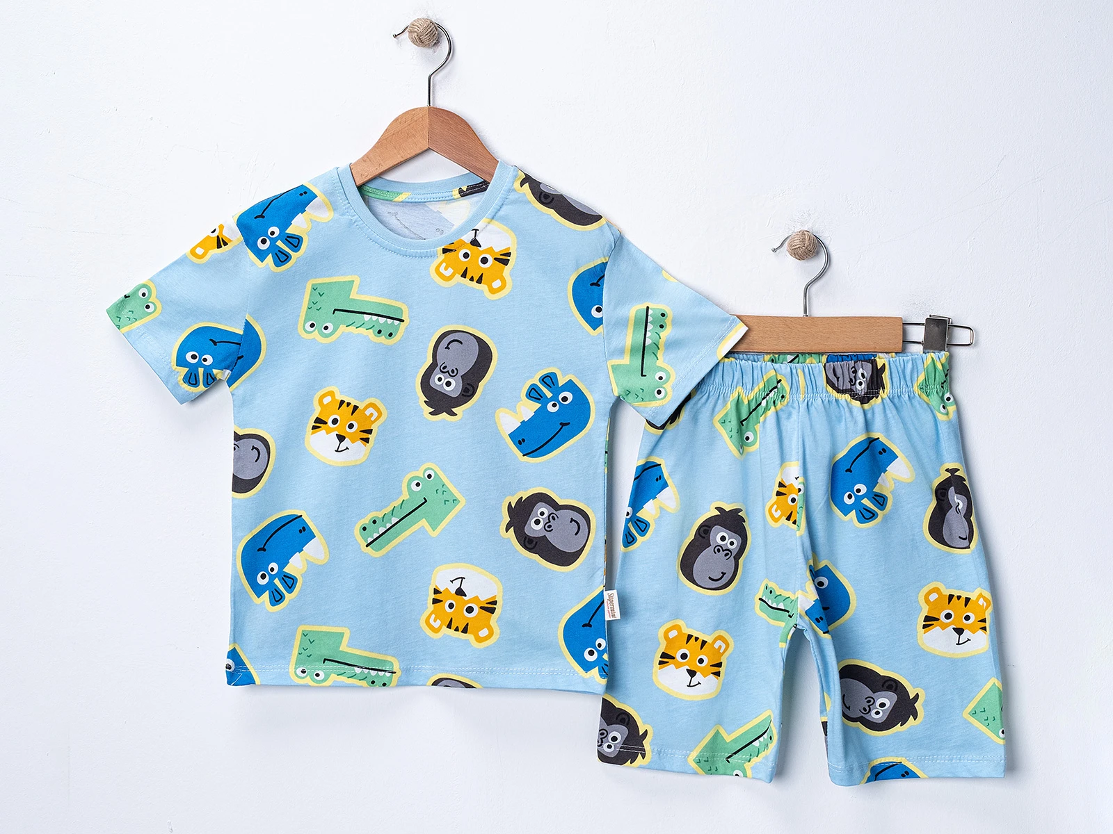 Goril Desenli Erkek Pijama Takım