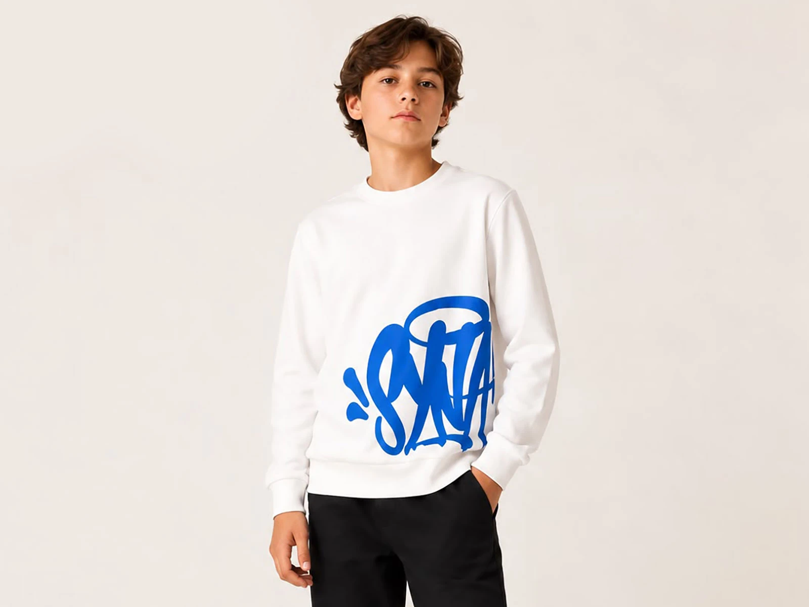 Toptan ALC TEKSTİL Grafiti Baskılı Oysho Erkek Sweat  Toptan Bebek Çocuk Giyim - Beniz Kids