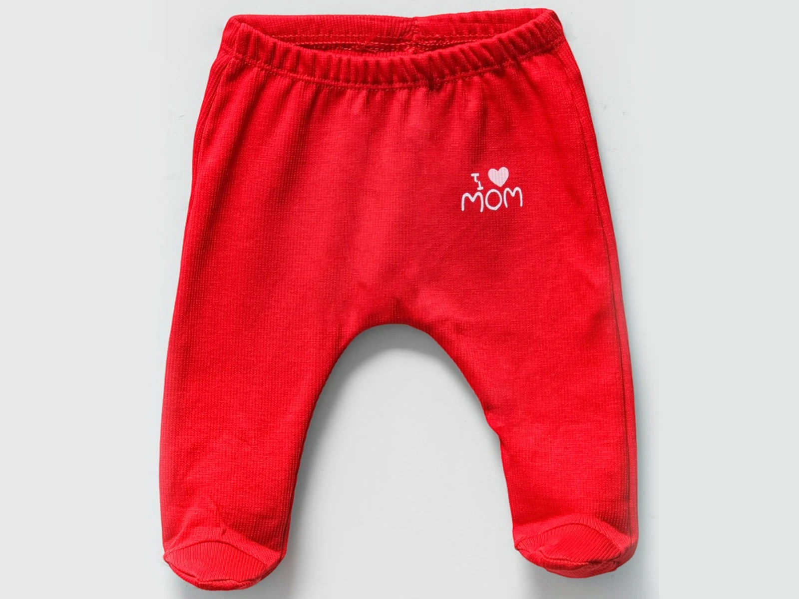 Toptan BAM-BİNO Kalp Desenli & Mom Baskılı Kız Bebe Tek Alt  Toptan Bebek Çocuk Giyim - Beniz Kids