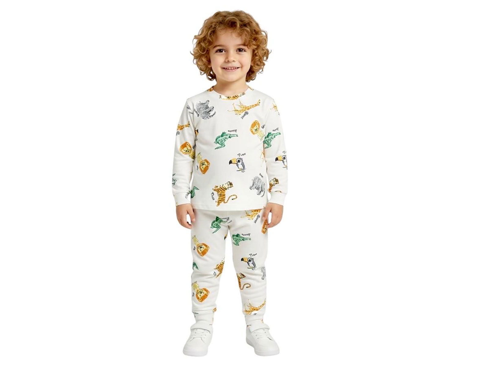 Kaplan Desenli Erkek Pijama Takım