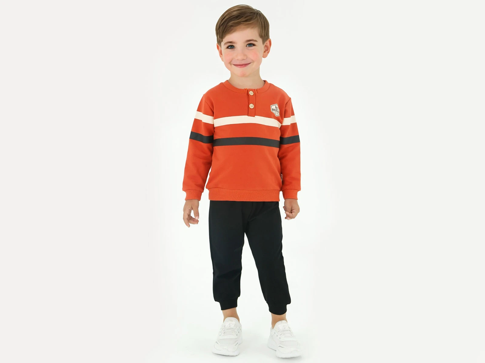 Toptan BICIR KİDS Kids Club Baskılı Erkek Takım  Toptan Bebek Çocuk Giyim - Beniz Kids