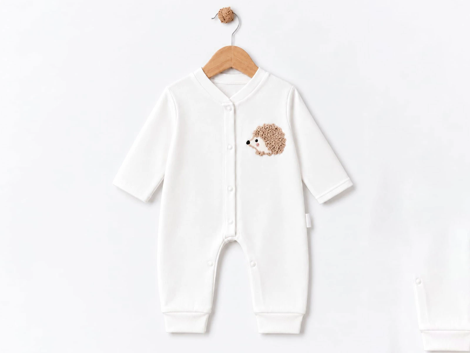 Toptan SÜPERMİNİ Kirpi Detay Bebek Tulum Toptan Bebek Çocuk Giyim - Beniz Kids