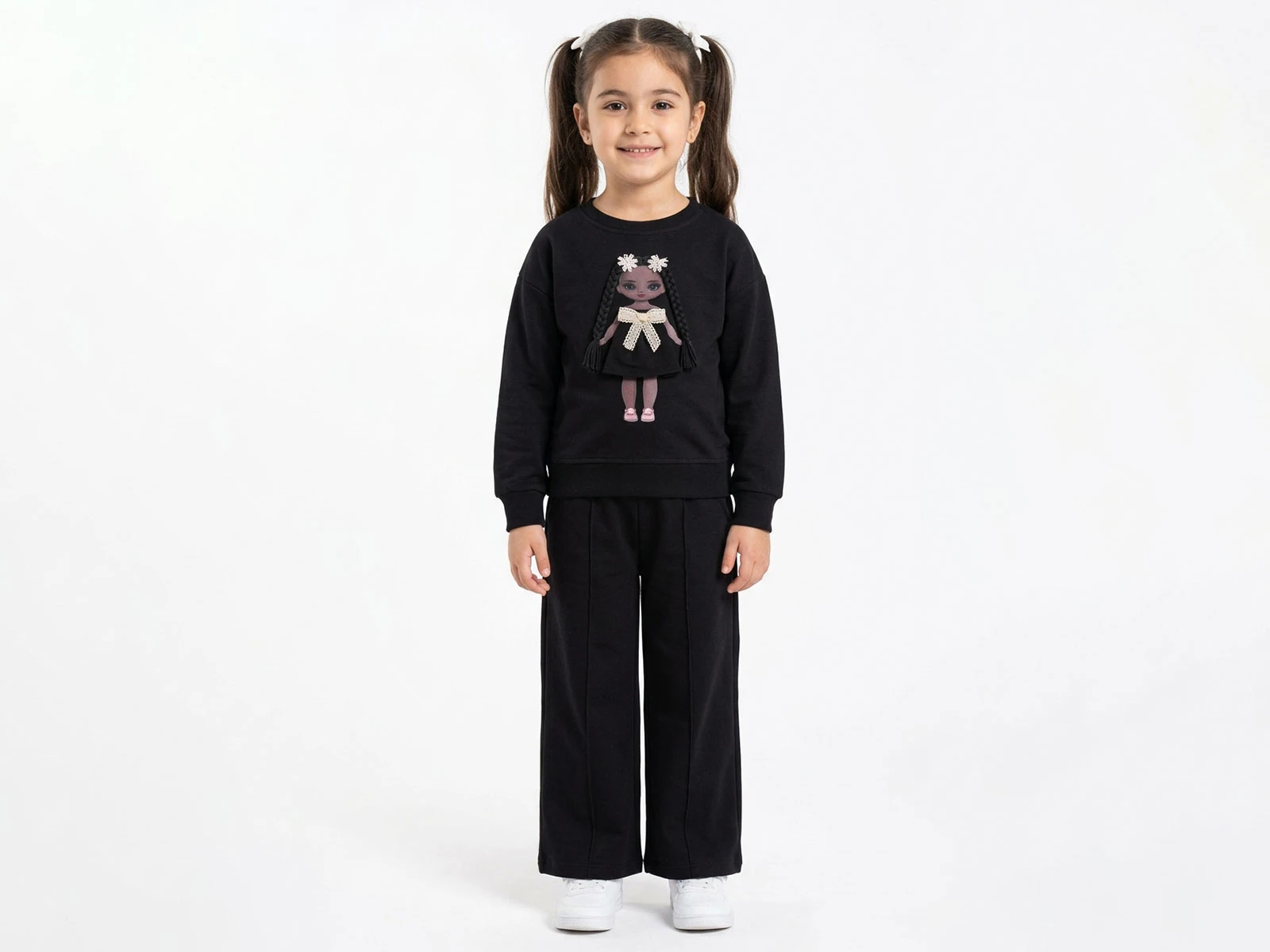 Toptan İNCİLAY Kız Baskılı Oysho Kız Takım Toptan Bebek Çocuk Giyim - Beniz Kids