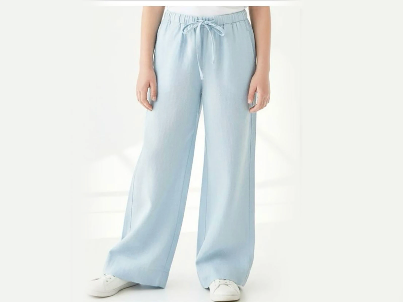 Kız Keten Pantolon