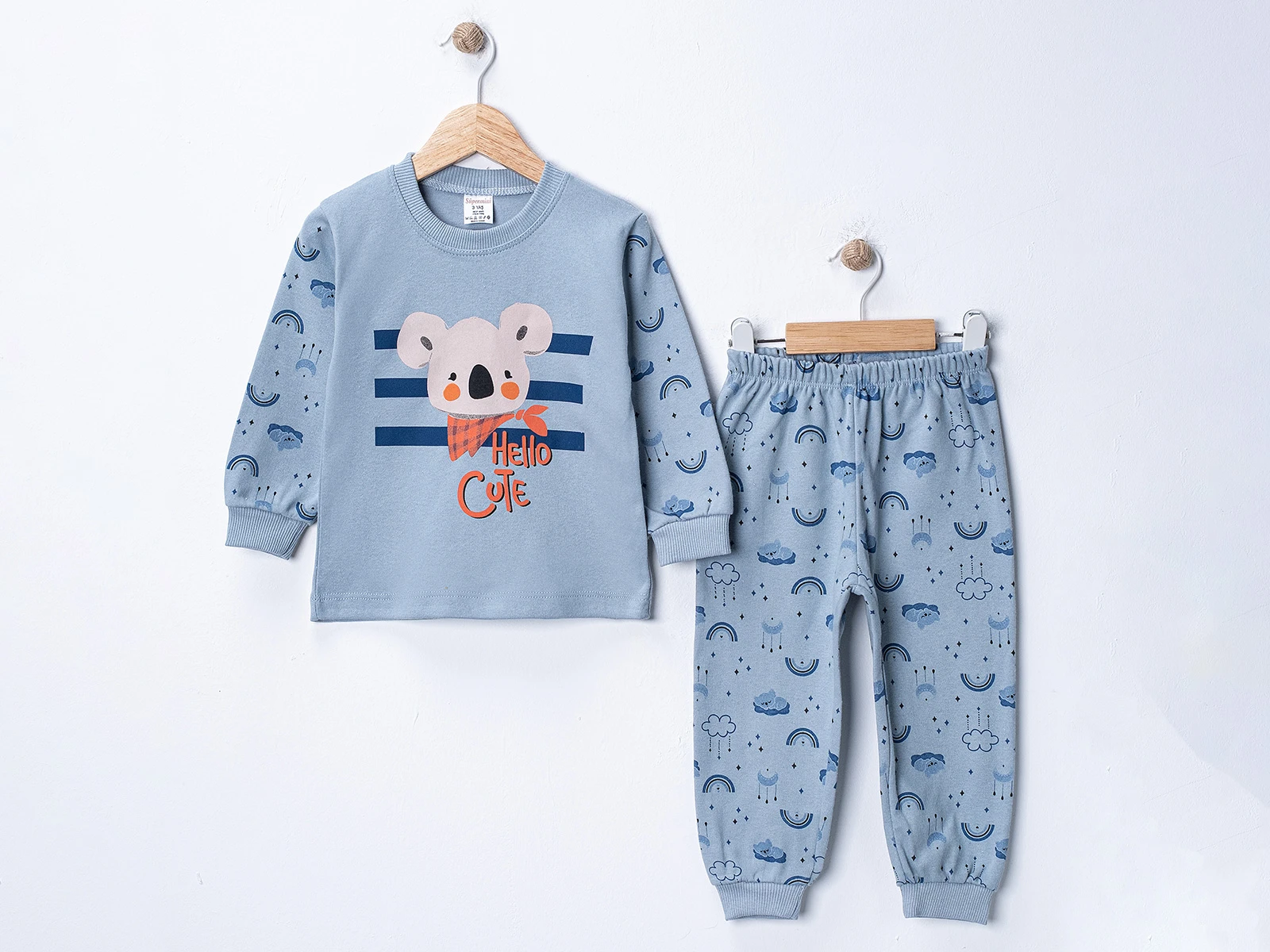 Koala Baskılı Erkek Pijama Takım