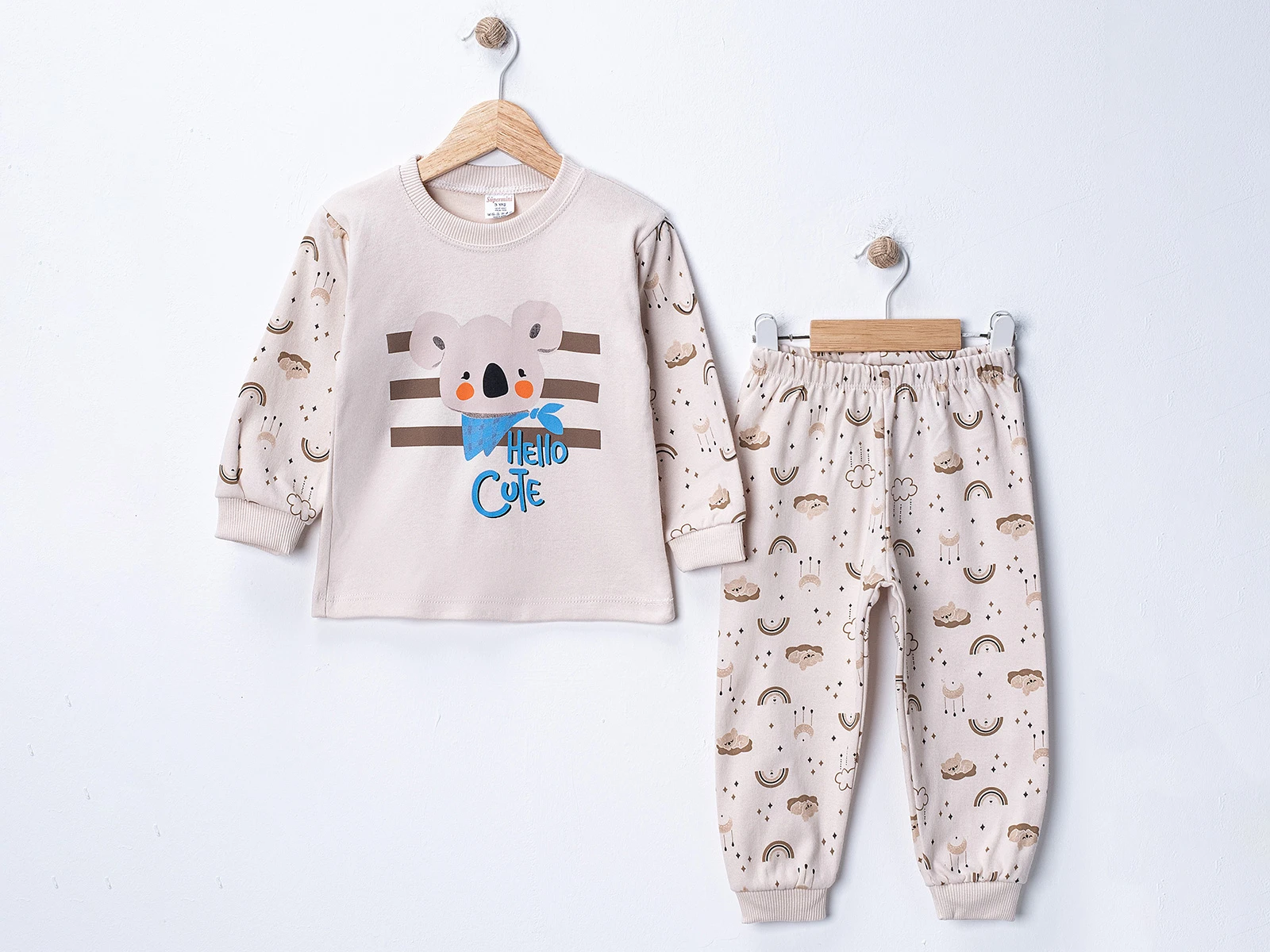 Koala Baskılı Erkek Pijama Takım