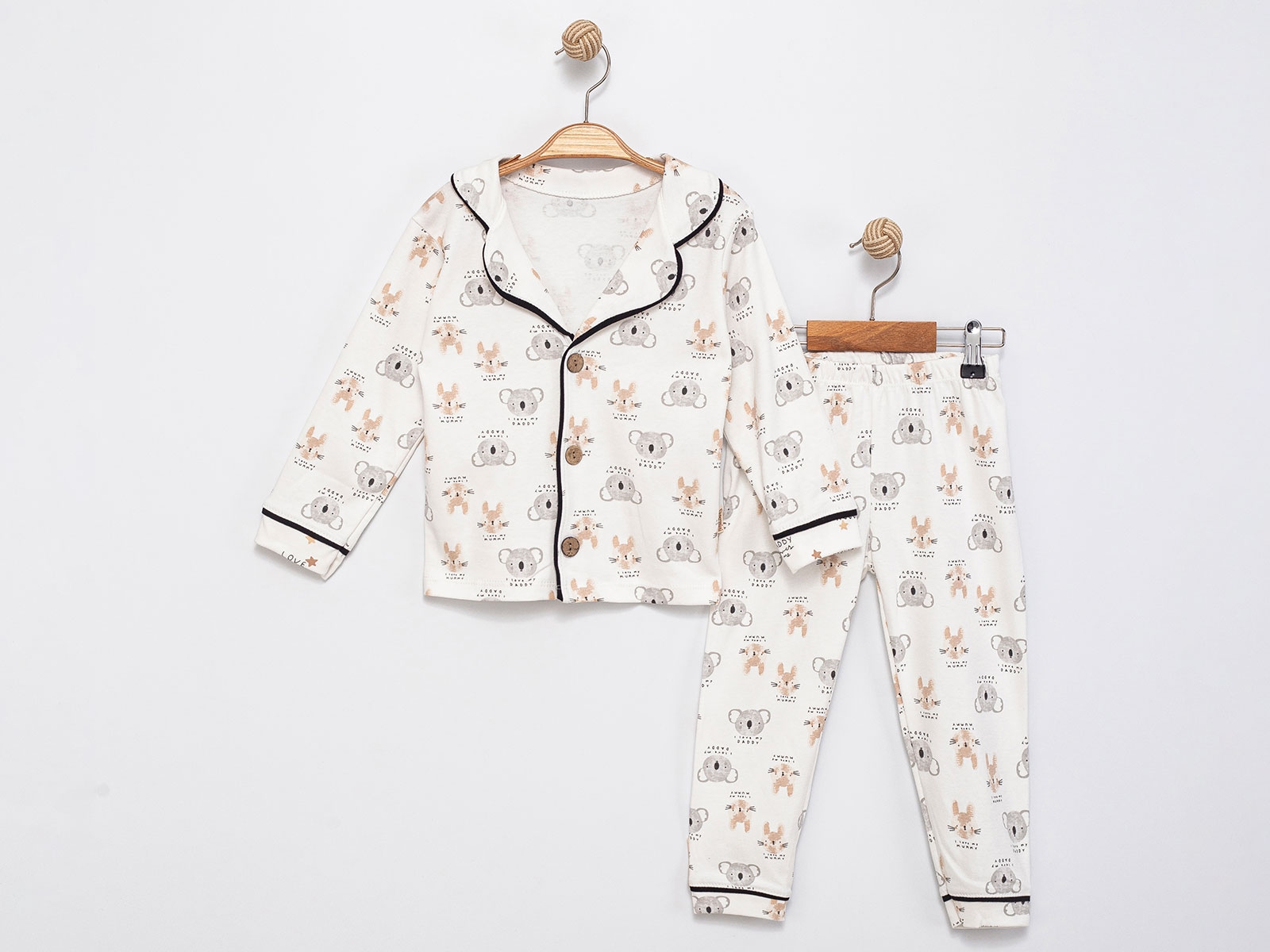 Koala Desenli Erkek Pijama Takım