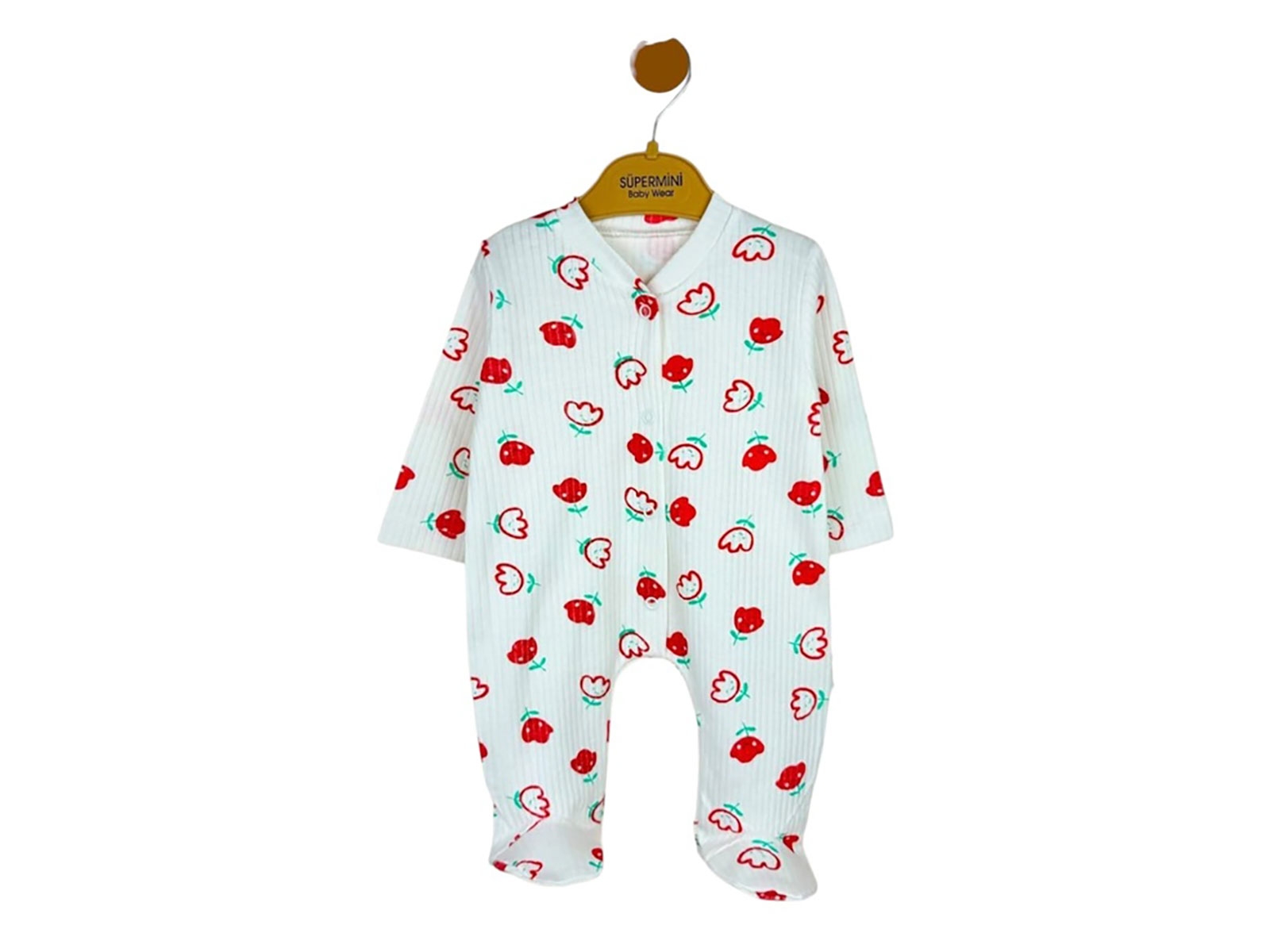 Lale Desenli Kız Pijama Takım