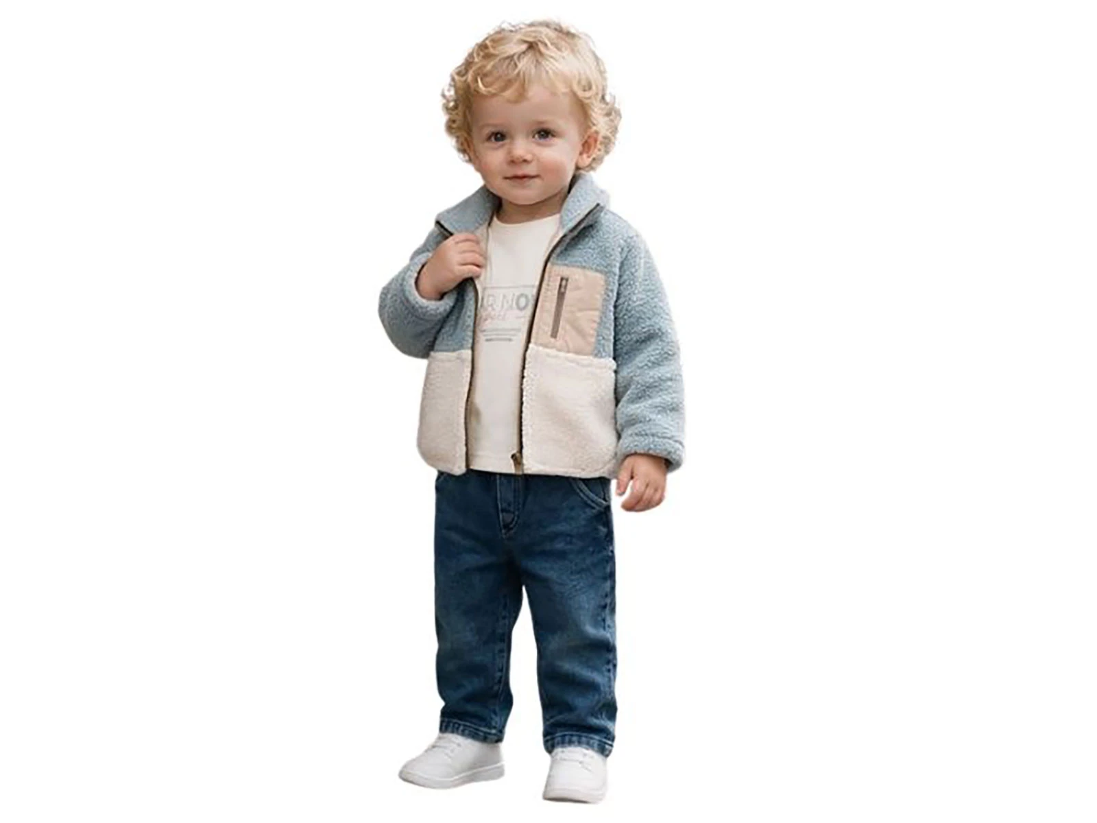 Toptan JUNİOR CLASS Peluş Ceketli Üçlü Erkek Takım Toptan Bebek Çocuk Giyim - Beniz Kids