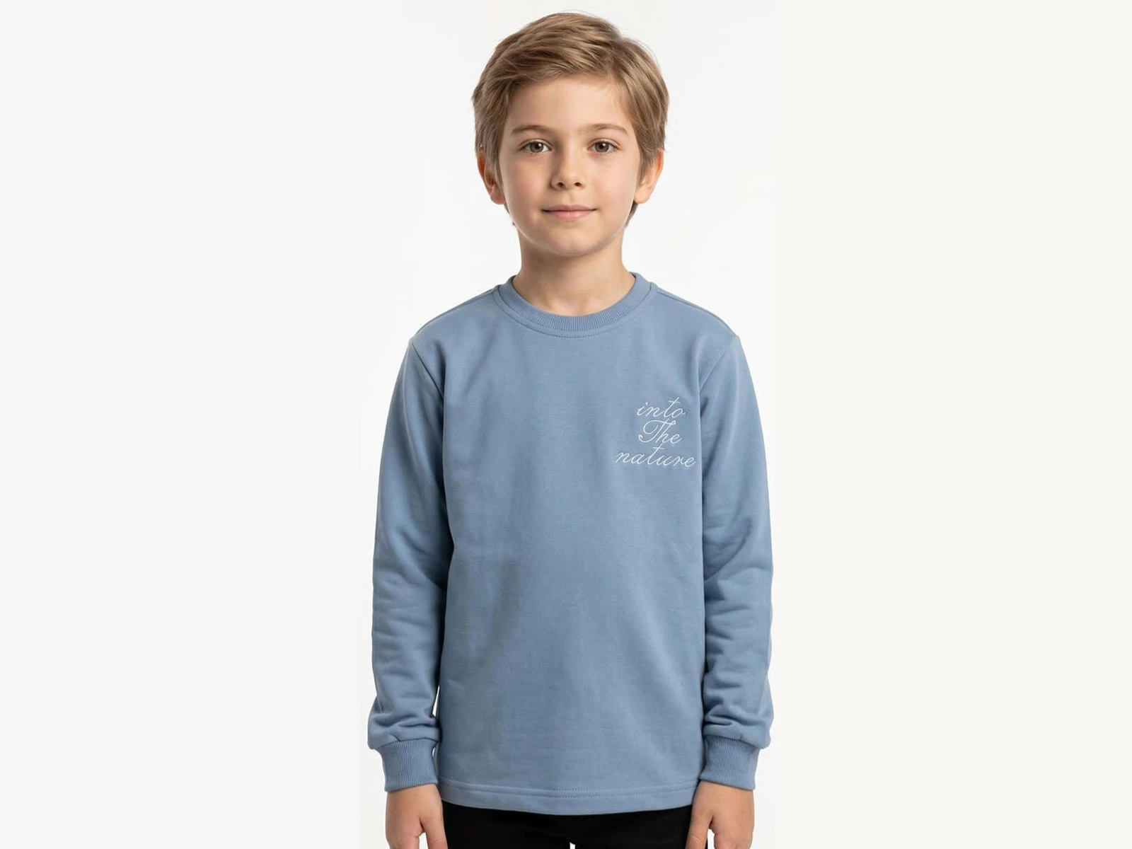 Toptan TANEM KİDS Nature Baskılı Erkek Sweat  Toptan Bebek Çocuk Giyim - Beniz Kids