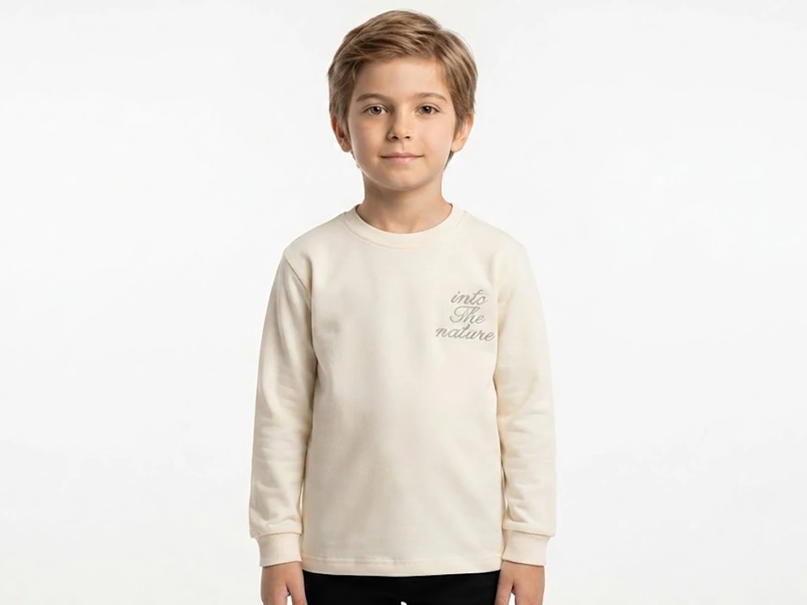 Toptan TANEM KİDS Nature Baskılı Erkek Sweat  Toptan Bebek Çocuk Giyim - Beniz Kids